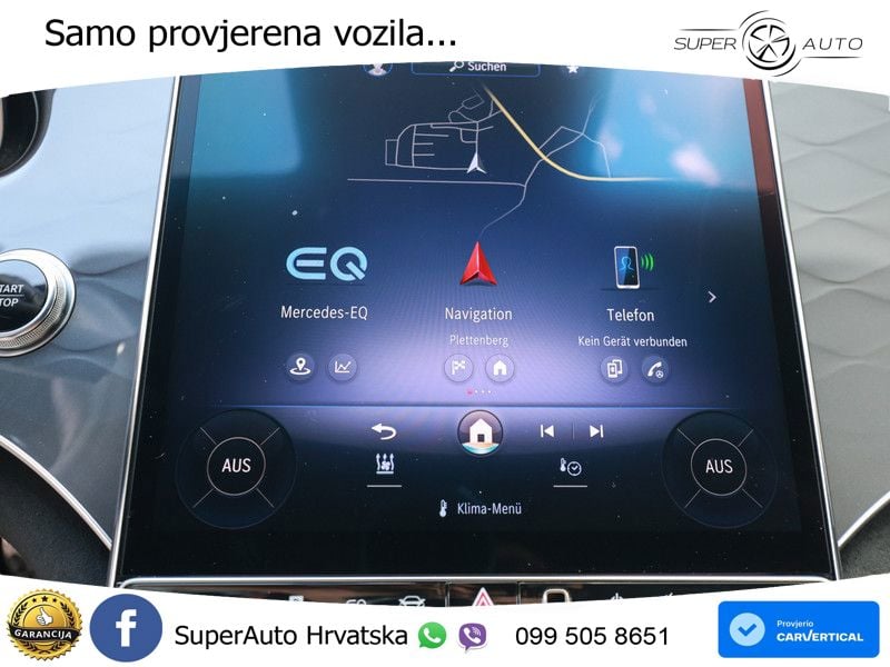 Mercedes EQE 500 100 kWh (408 KS) 4MATIC AMG ZRAČNI+ACC+GR SJED+360
