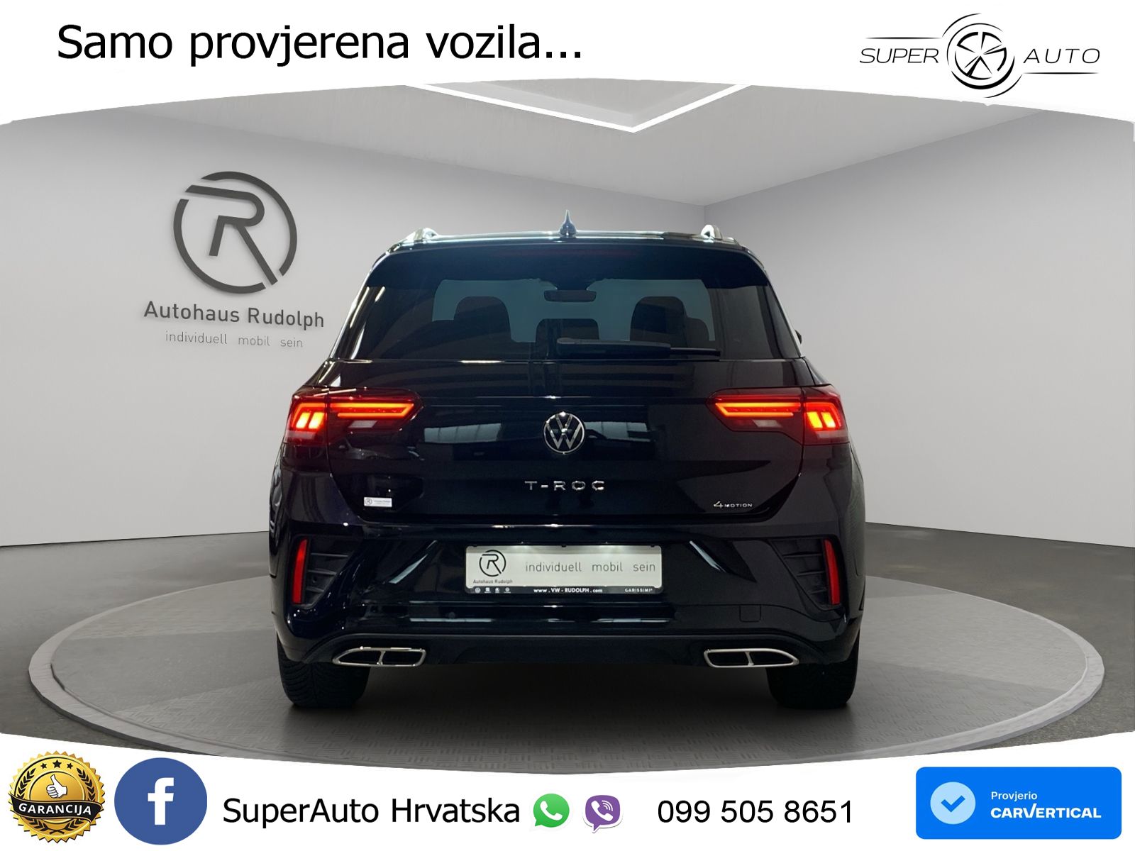 Volkswagen T-Roc I 2.0 TSI (190 KS) 4M DSG LED+GR SJED+ACC