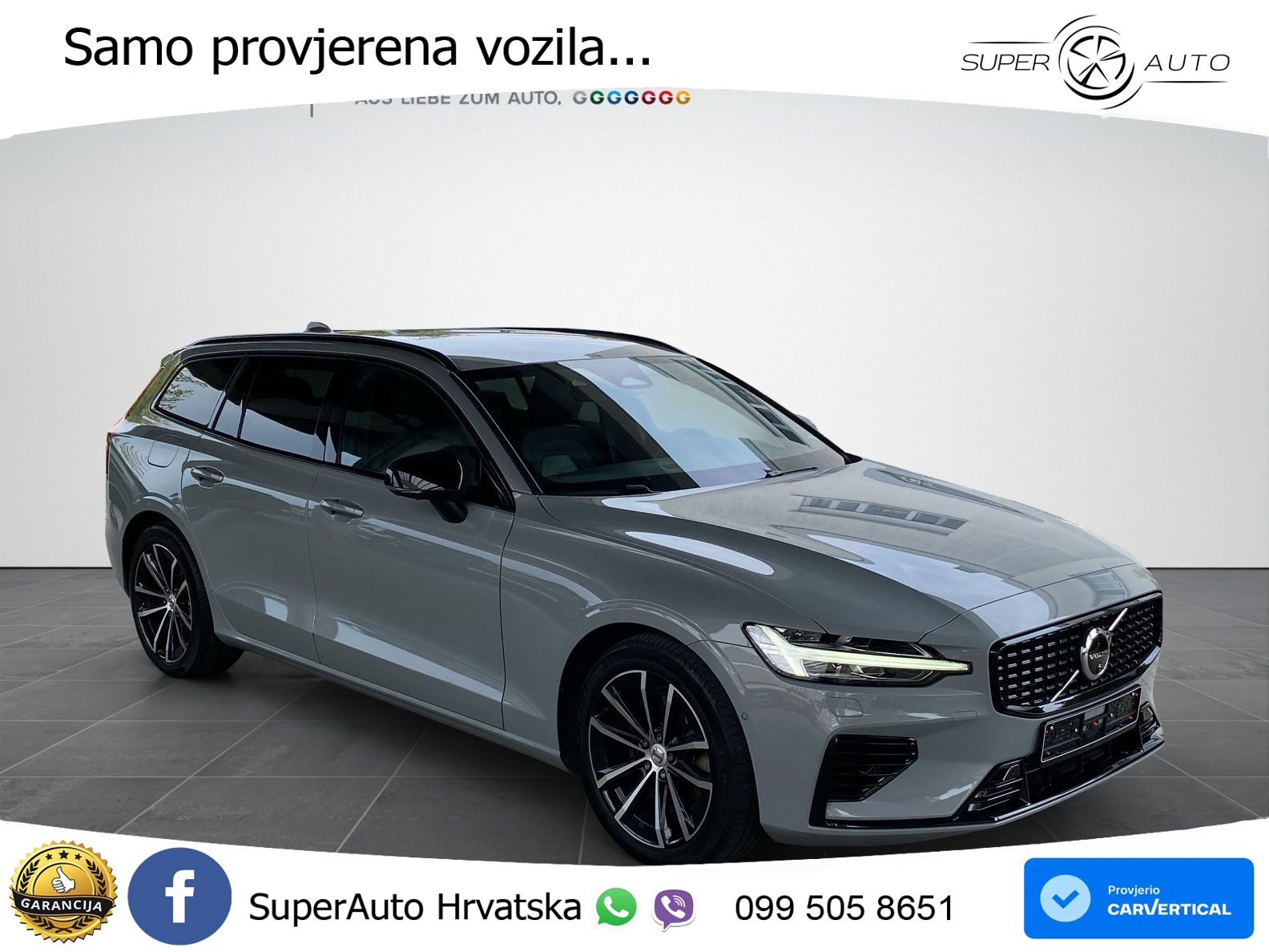 Volvo V60 2.0 T8 AWD Geartronic LED+GR SJED+ACC