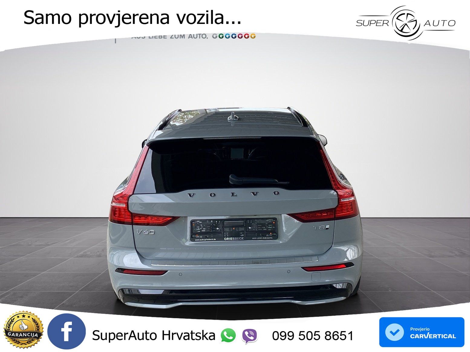 Volvo V60 2.0 T8 AWD Geartronic LED+GR SJED+ACC