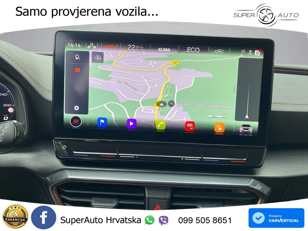 Cupra Formentor 1.4 TSI (245 KS) e-Hybrid DSG VZ MATRIX+GR SJED+KAM