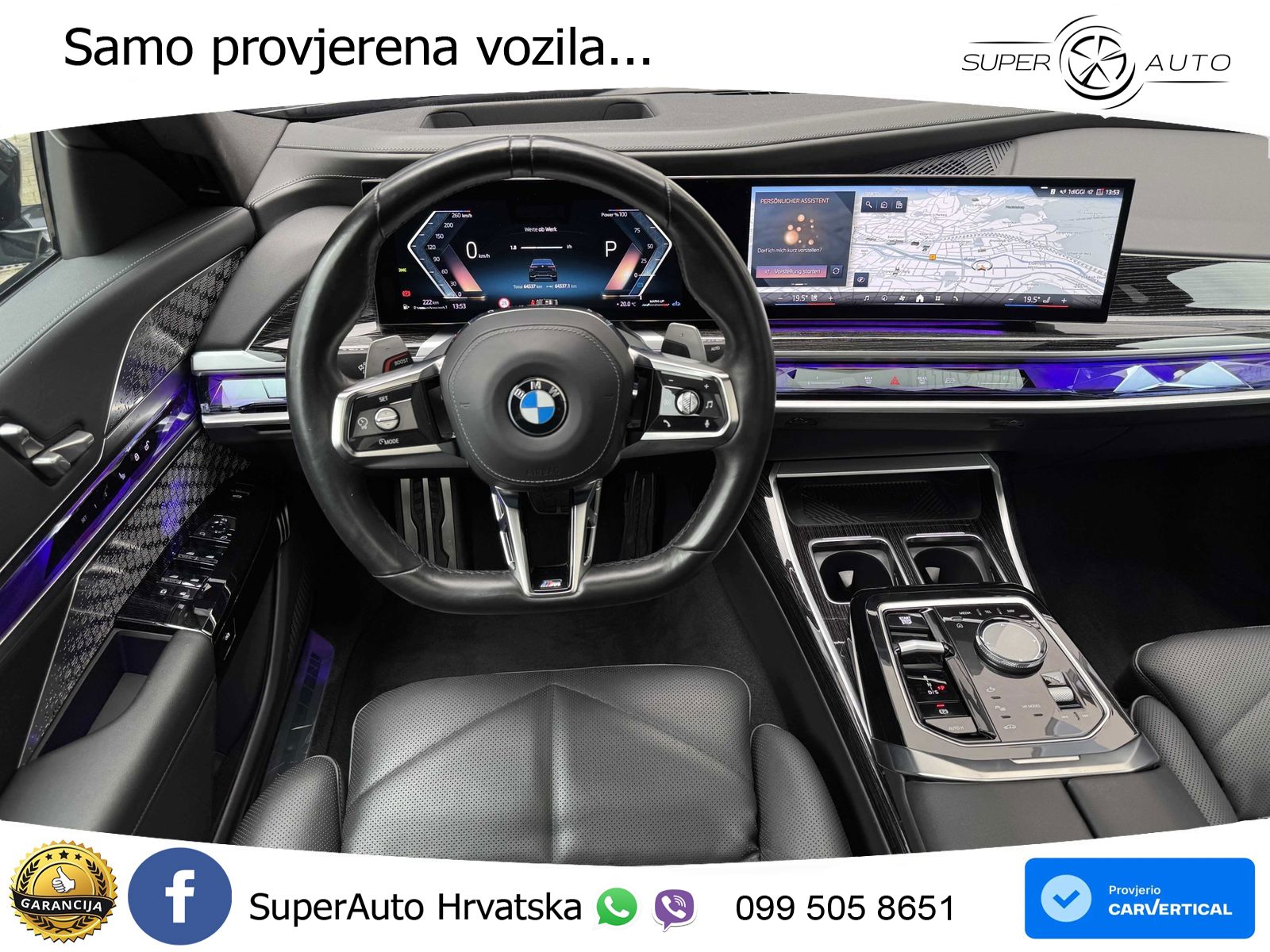 BMW 740d (299 KS) xDrive Steptronic M Sport ACC+HEAD+4xGR SJED+360+PANO