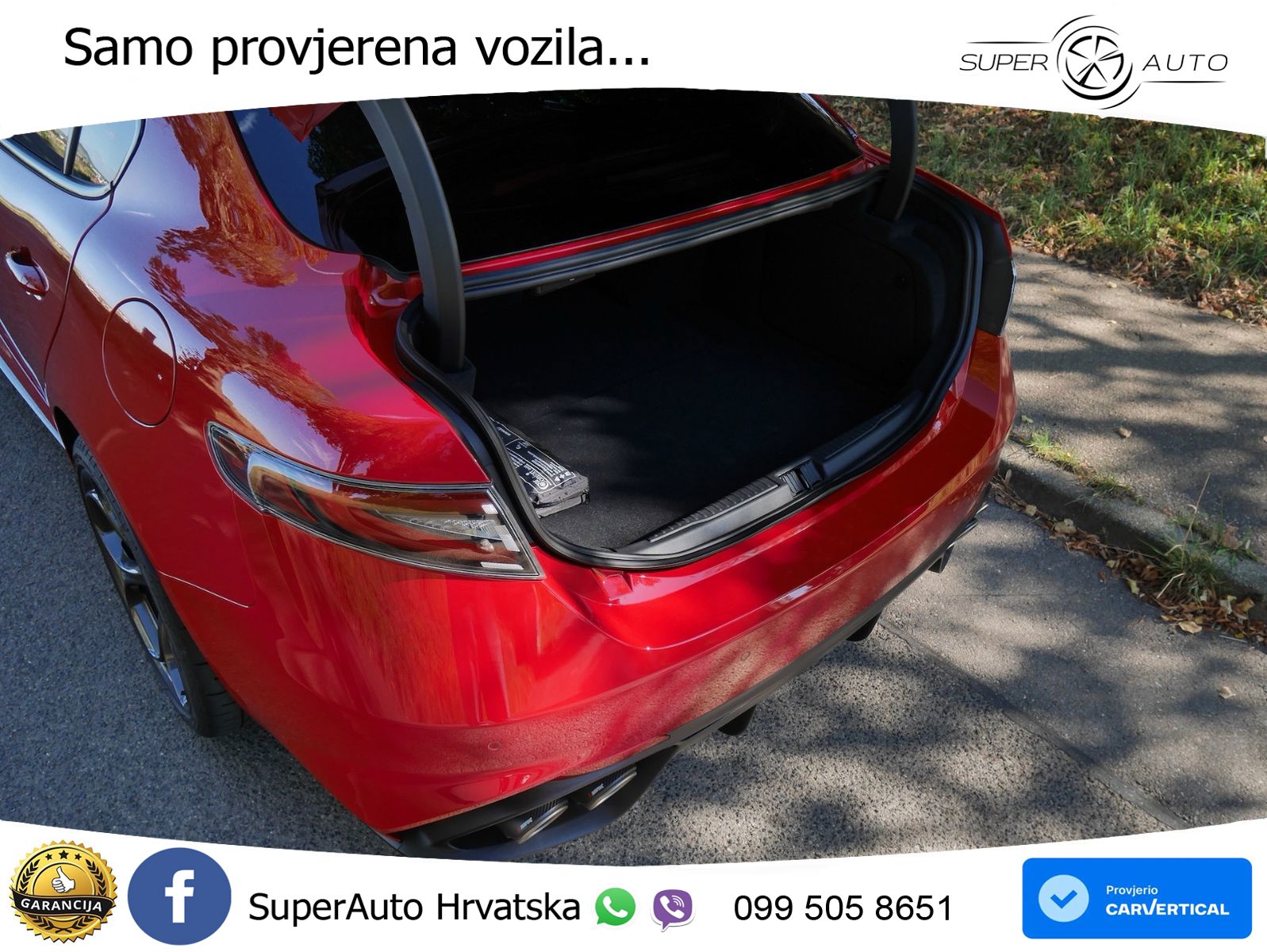 Alfa Romeo Giulia Quadrifoglio 2.9 V6 Bi-Turbo (520 KS) Automatic LED+GR SJED+ACC