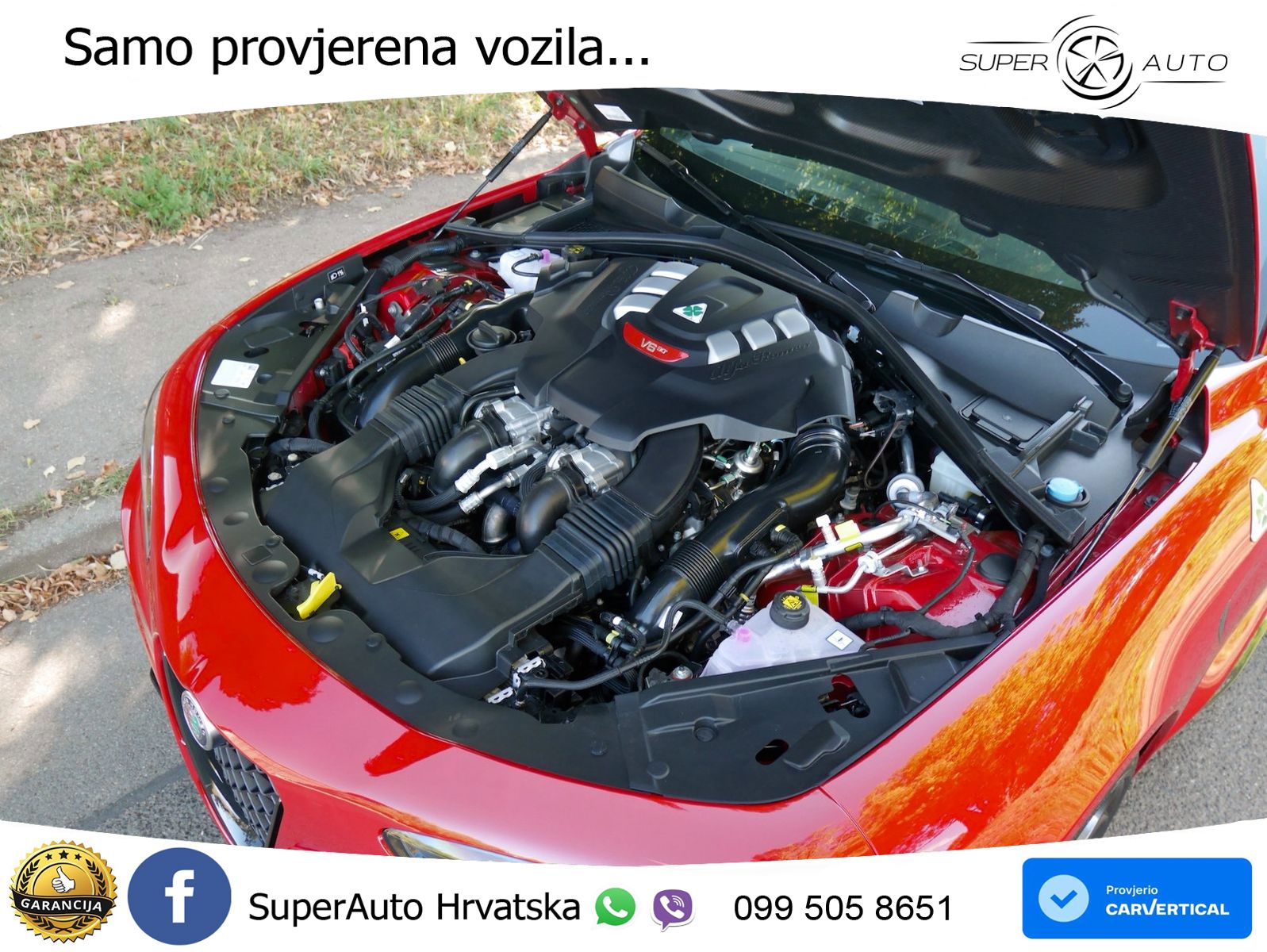 Alfa Romeo Giulia Quadrifoglio 2.9 V6 Bi-Turbo (520 KS) Automatic LED+GR SJED+ACC