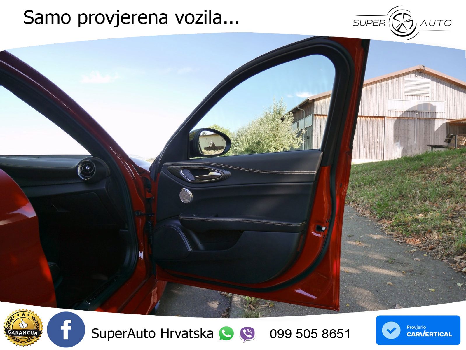 Alfa Romeo Giulia Quadrifoglio 2.9 V6 Bi-Turbo (520 KS) Automatic LED+GR SJED+ACC