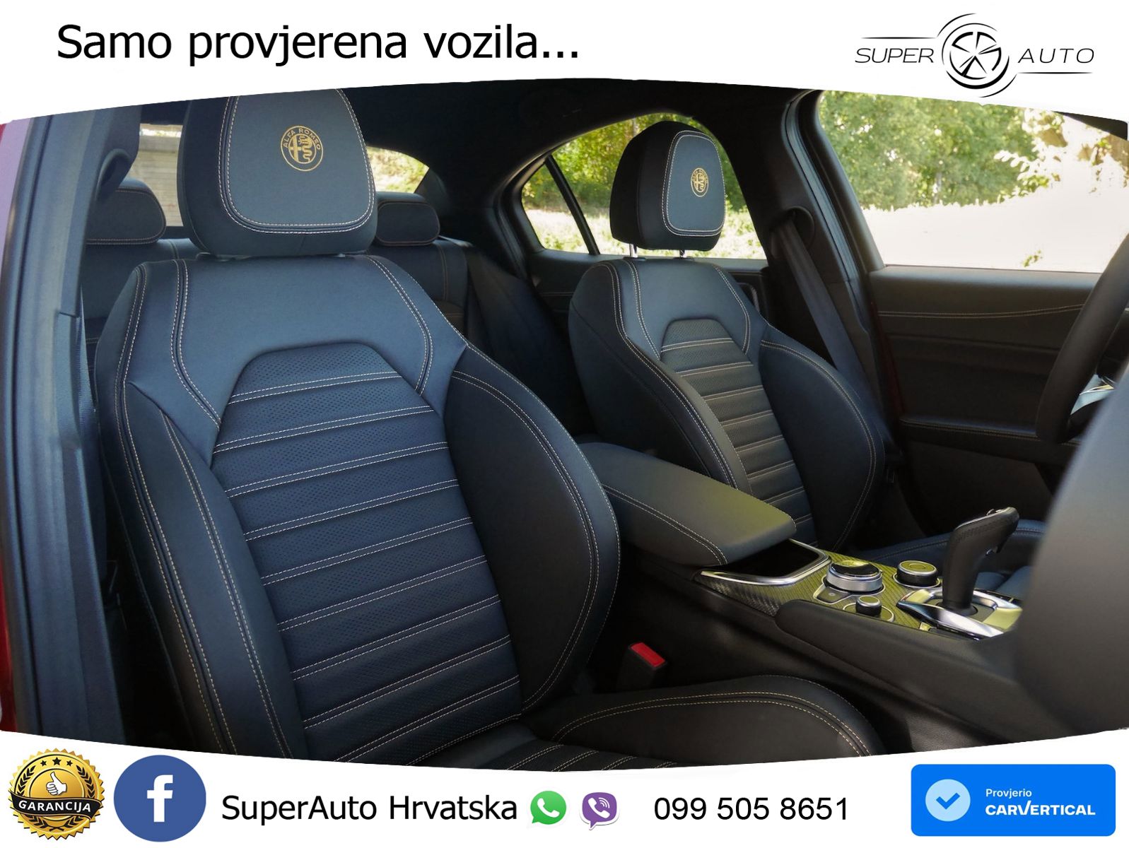 Alfa Romeo Giulia Quadrifoglio 2.9 V6 Bi-Turbo (520 KS) Automatic LED+GR SJED+ACC