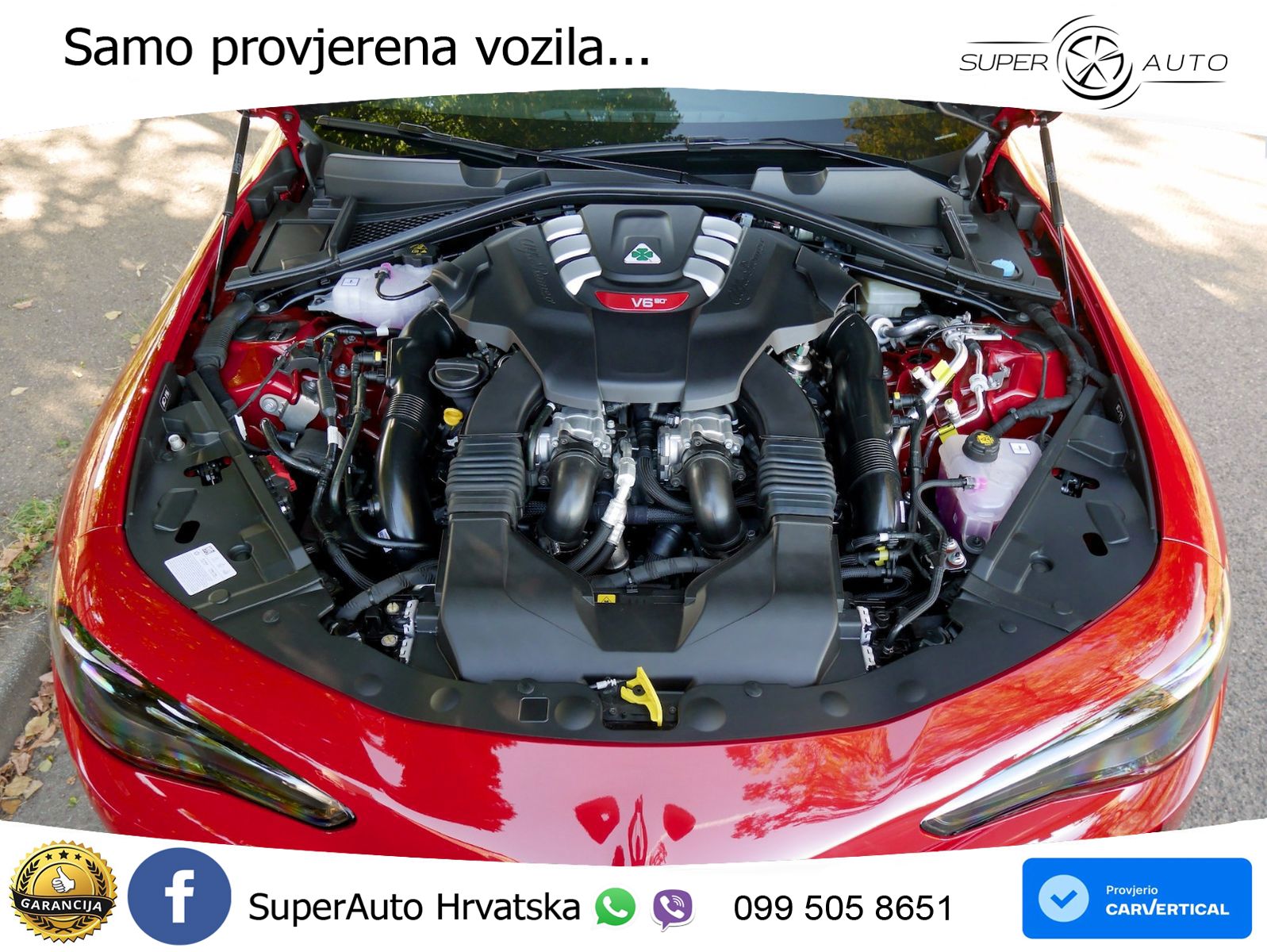 Alfa Romeo Giulia Quadrifoglio 2.9 V6 Bi-Turbo (520 KS) Automatic LED+GR SJED+ACC