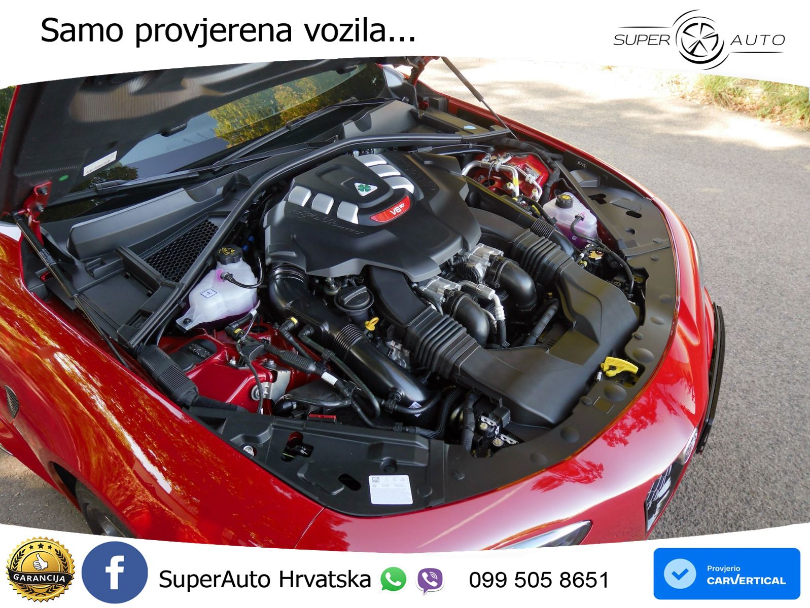 Alfa Romeo Giulia Quadrifoglio 2.9 V6 Bi-Turbo (520 KS) Automatic LED+GR SJED+ACC