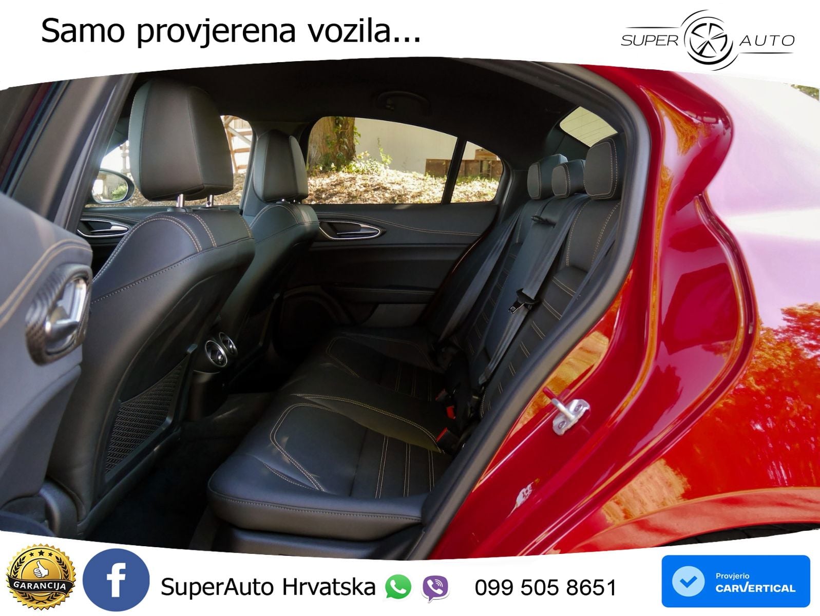 Alfa Romeo Giulia Quadrifoglio 2.9 V6 Bi-Turbo (520 KS) Automatic LED+GR SJED+ACC