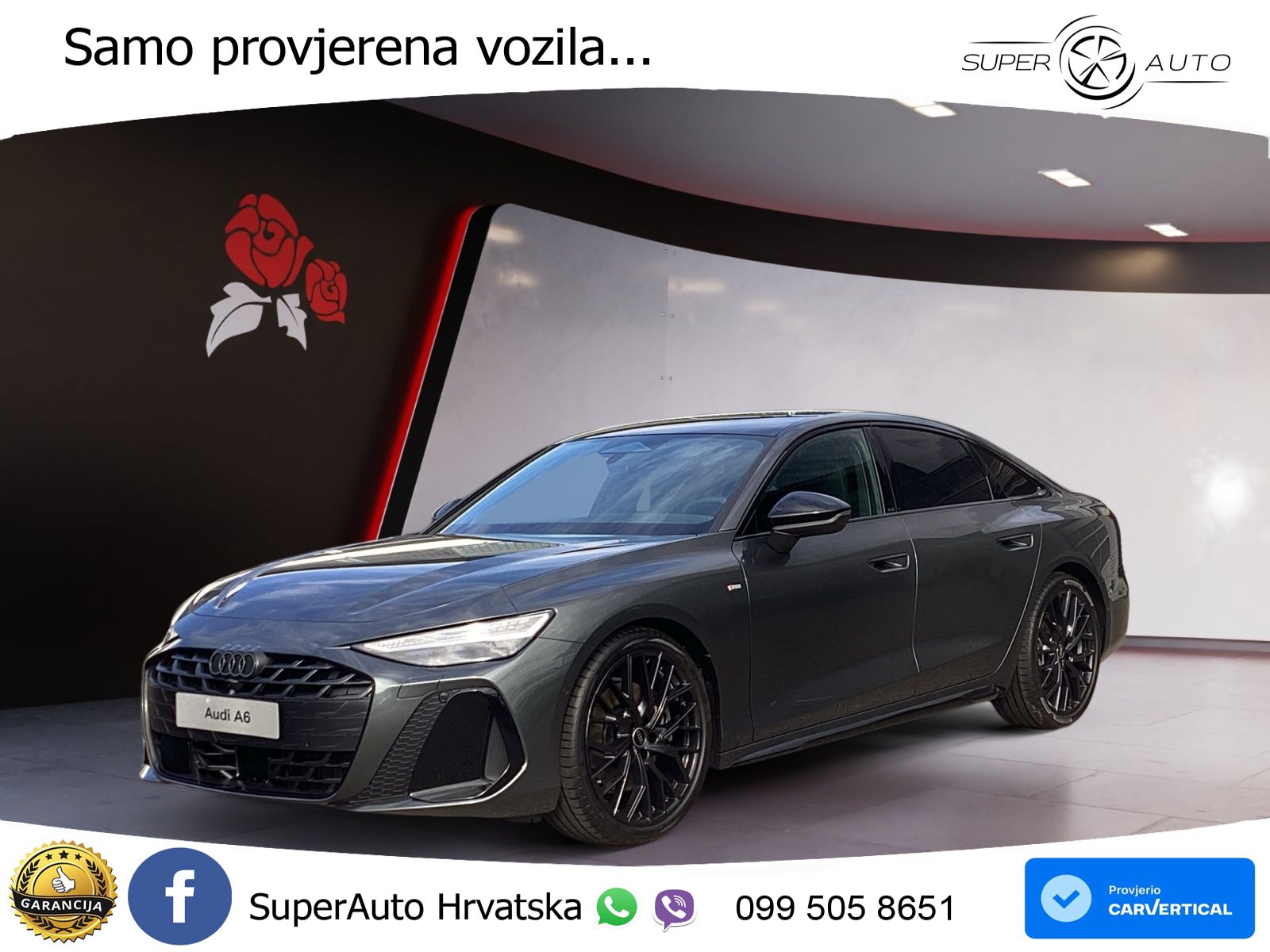 Audi A6 2.0 TDI (204 KS) quattro S tronic LED+GR SJED+ACC