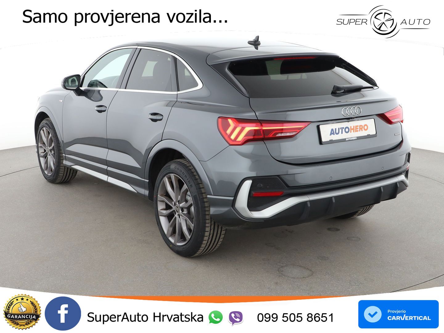 Audi Q3 II Sportback 45 TFSI (230 KS) quattro S tronic S line LED+GR SJED+ACC