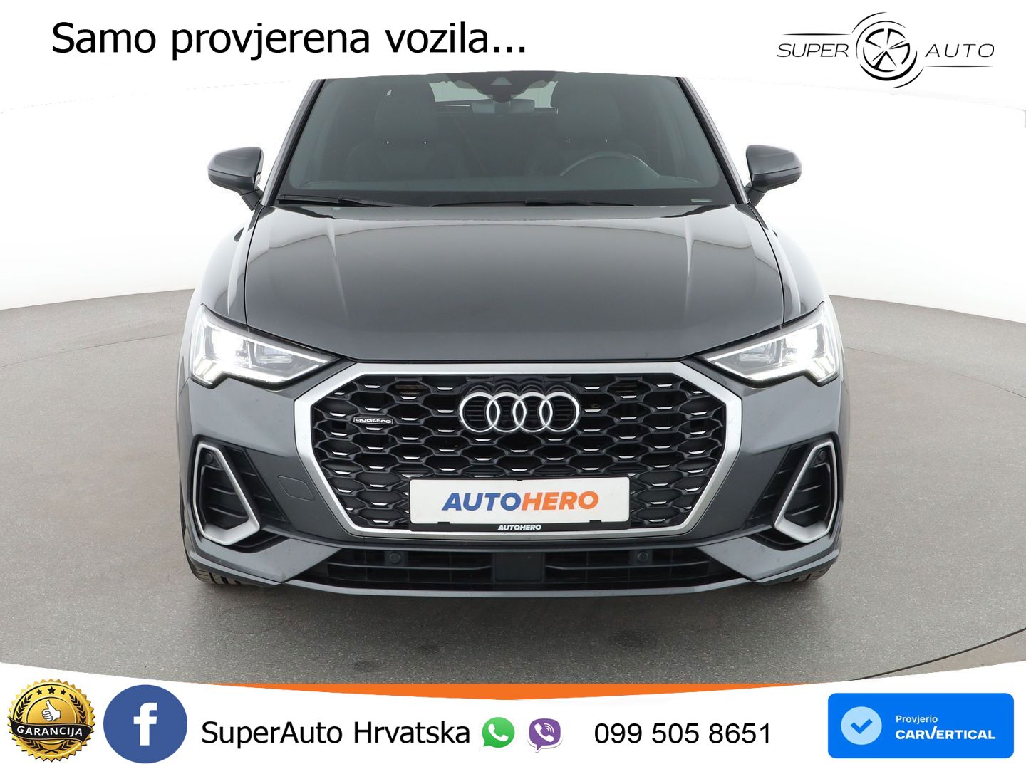 Audi Q3 II Sportback 45 TFSI (230 KS) quattro S tronic S line LED+GR SJED+ACC