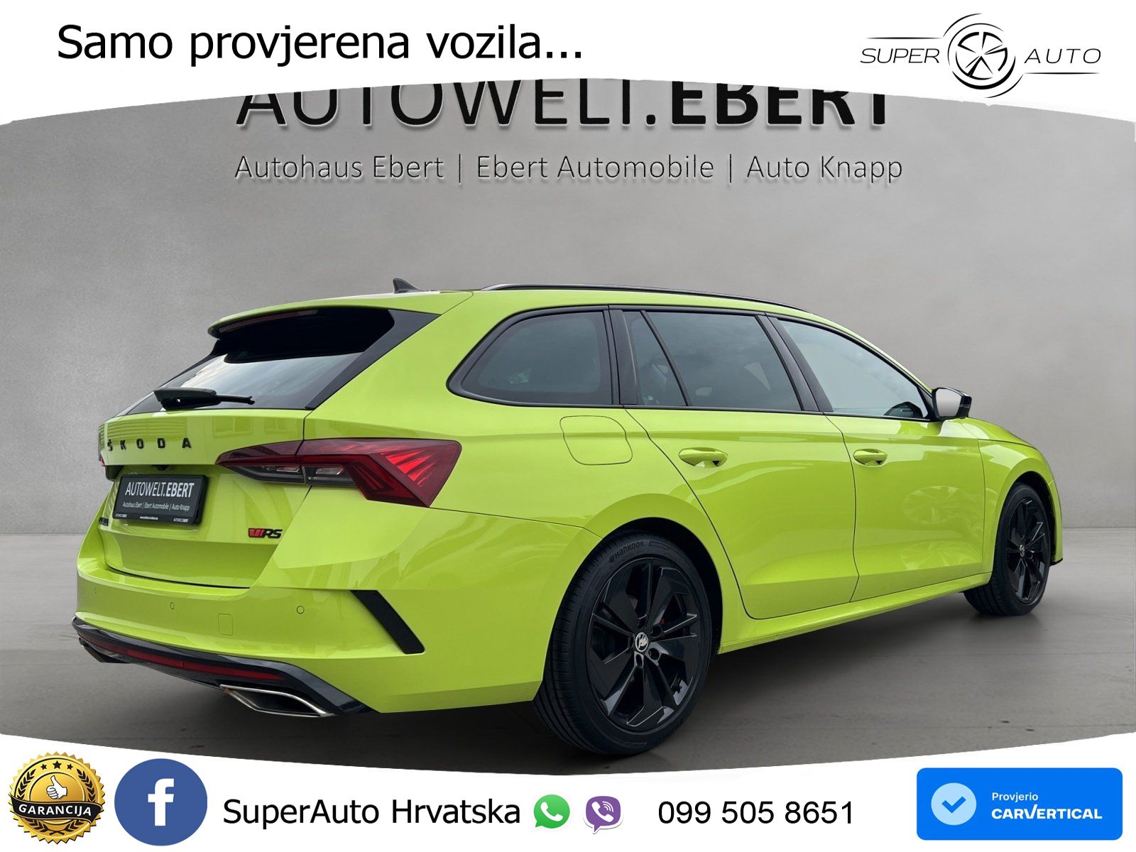 Škoda Octavia Combi RS 2.0 TDI (200 KS) 4x4 DSG