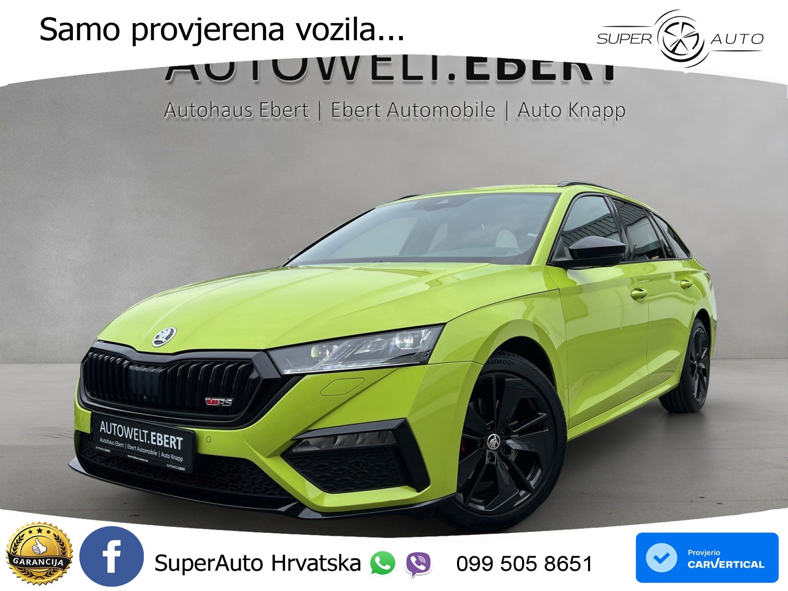 Škoda Octavia Combi RS 2.0 TDI (200 KS) 4x4 DSG