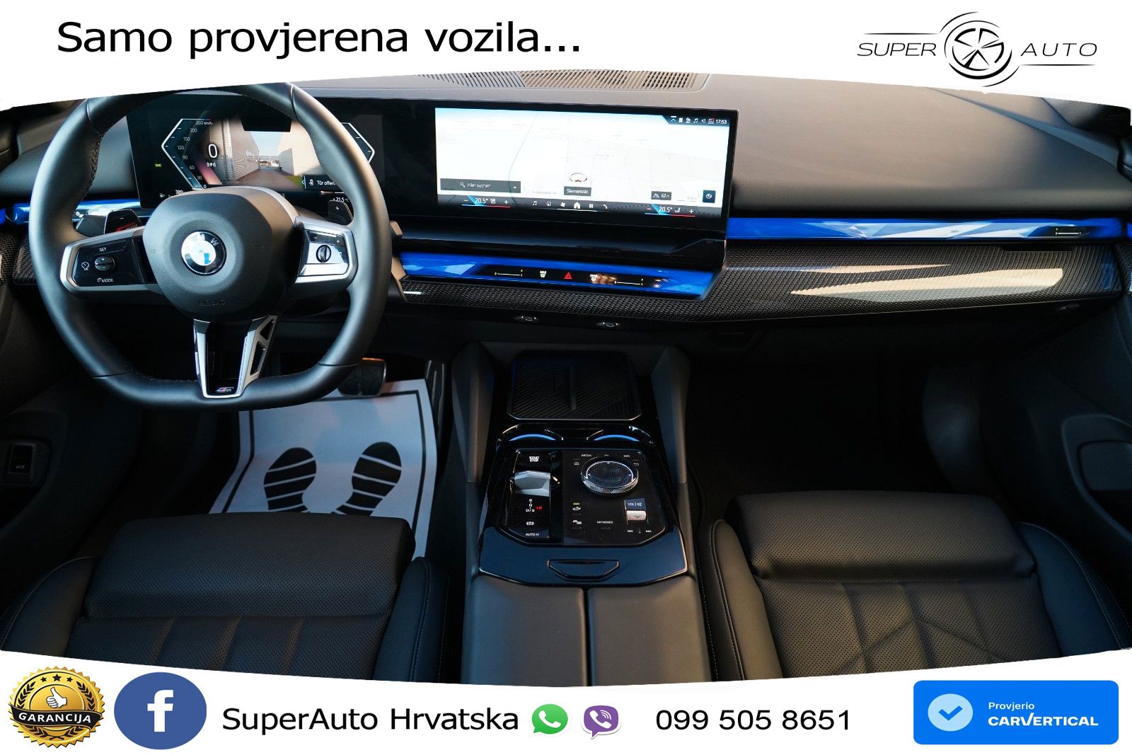 BMW 520d (197 KS) Steptronic M Sport LED+GR SJED+ACC