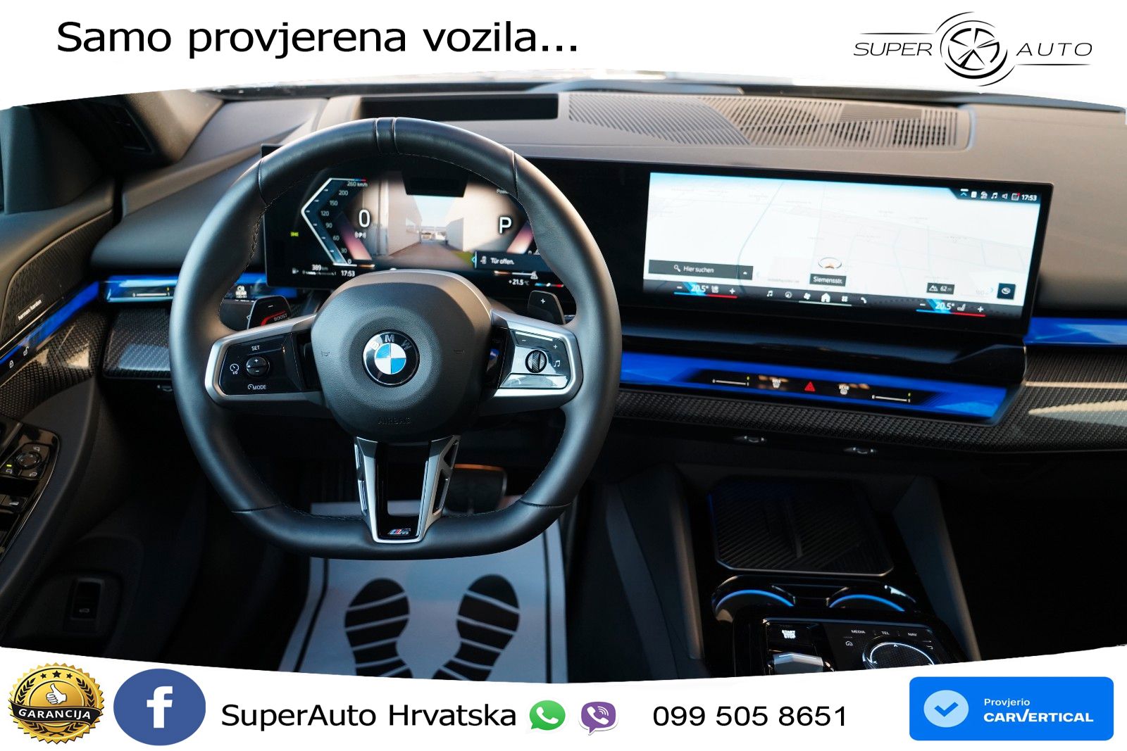 BMW 520d (197 KS) Steptronic M Sport LED+GR SJED+ACC