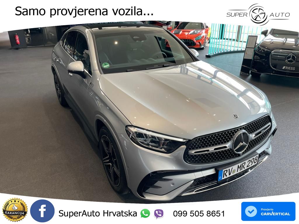 Mercedes GLC Coupe 200 (204 KS) 4MATIC 9G-TRONIC AMG ACC+GR SJED+360+PANO