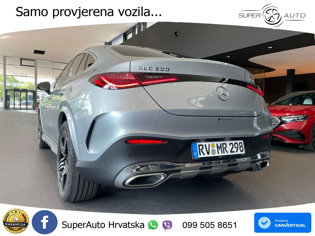 Mercedes GLC Coupe 200 (204 KS) 4MATIC 9G-TRONIC AMG ACC+GR SJED+360+PANO