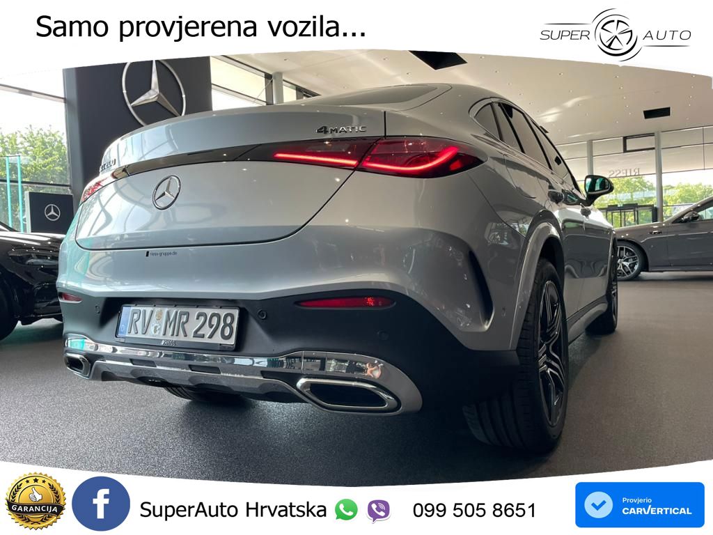 Mercedes GLC Coupe 200 (204 KS) 4MATIC 9G-TRONIC AMG ACC+GR SJED+360+PANO