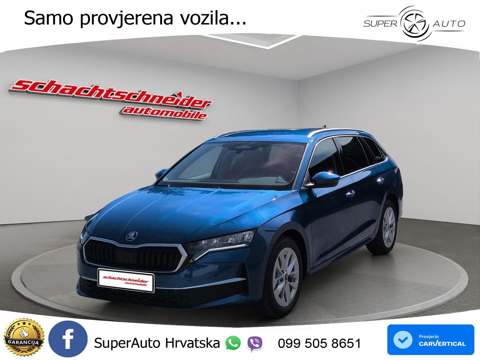 Škoda Octavia Combi 2.0 TDI (150 KS) DSG Selection LED+GR SJED+ACC