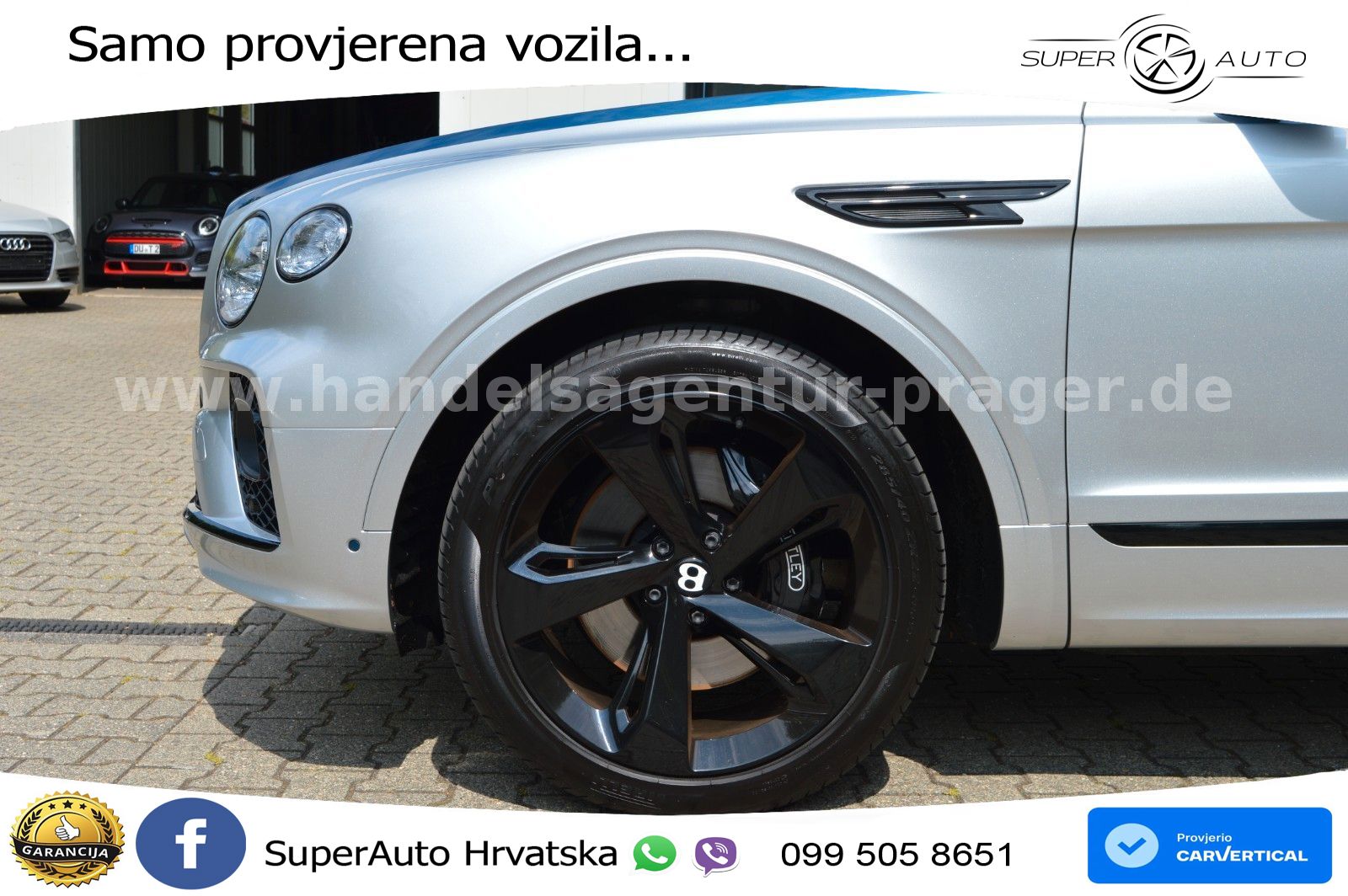 Bentley Bentayga 3.0 V6 TFSi (462 KS) AWD Automatic LED+GR SJED+ACC