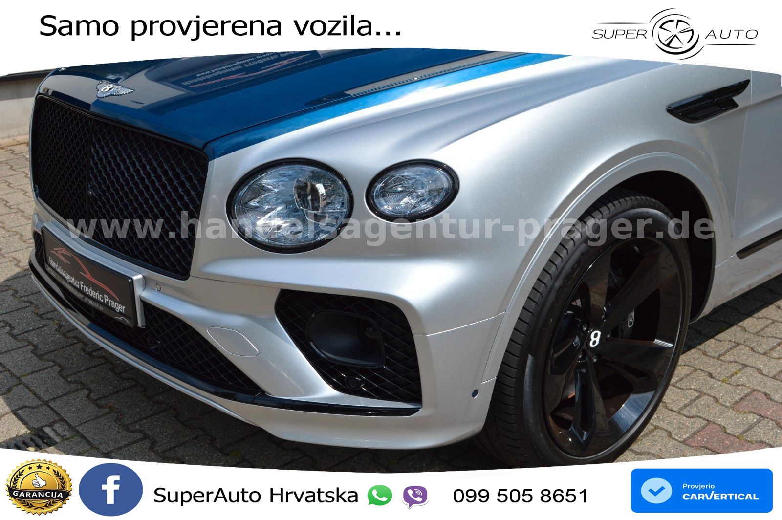 Bentley Bentayga 3.0 V6 TFSi (462 KS) AWD Automatic LED+GR SJED+ACC