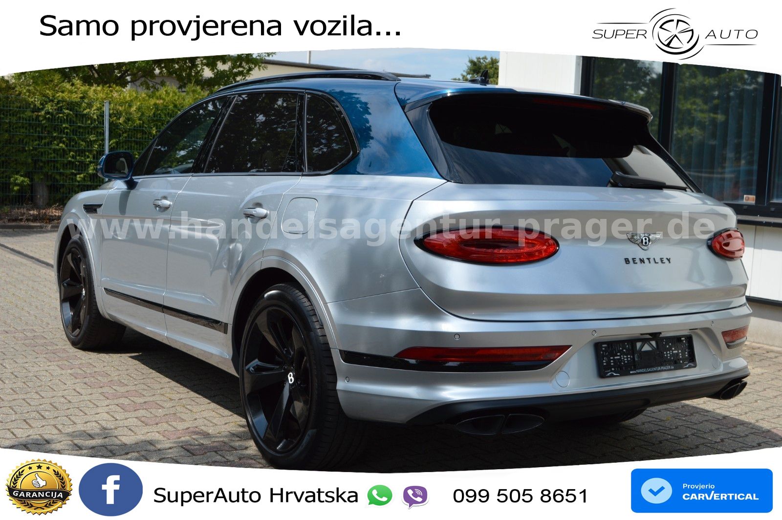 Bentley Bentayga 3.0 V6 TFSi (462 KS) AWD Automatic LED+GR SJED+ACC