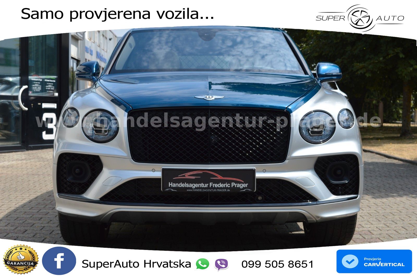 Bentley Bentayga 3.0 V6 TFSi (462 KS) AWD Automatic LED+GR SJED+ACC