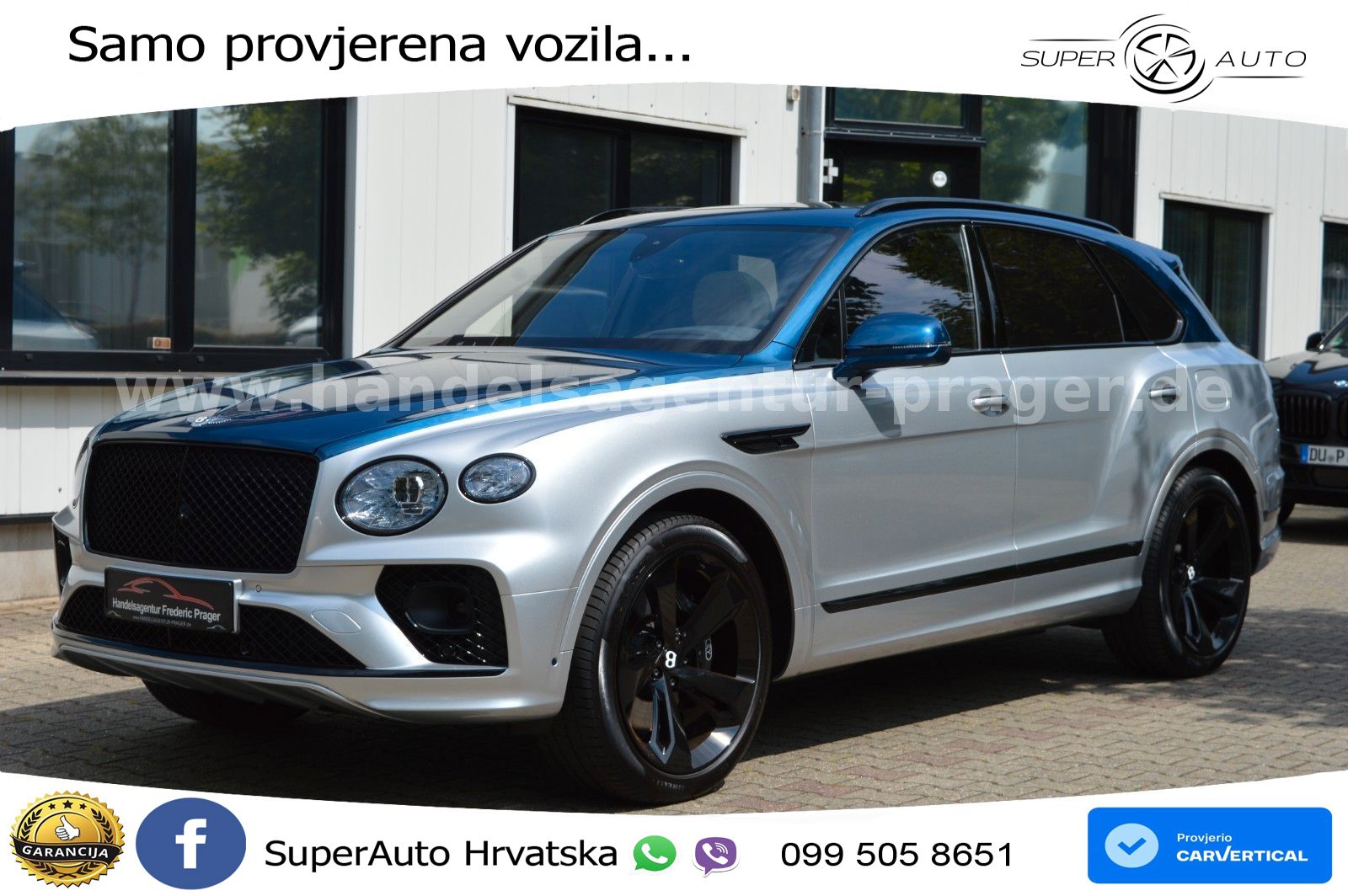 Bentley Bentayga 3.0 V6 TFSi (462 KS) AWD Automatic LED+GR SJED+ACC