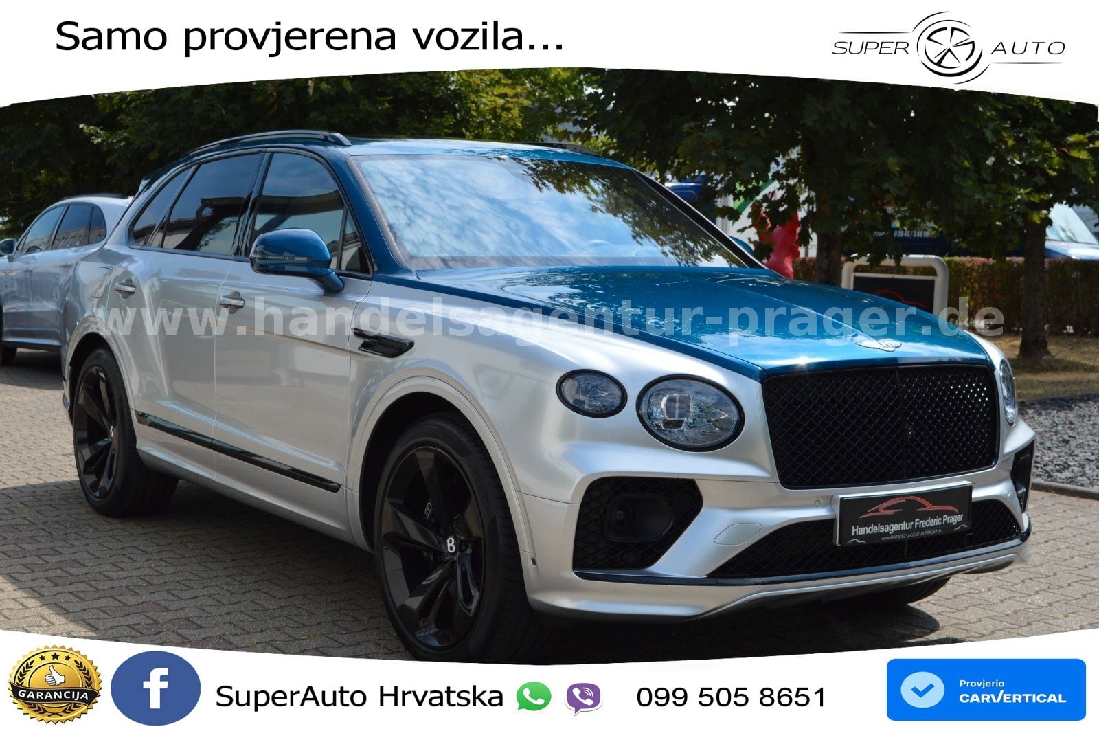 Bentley Bentayga 3.0 V6 TFSi (462 KS) AWD Automatic LED+GR SJED+ACC
