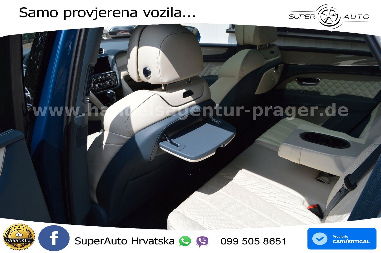 Bentley Bentayga 3.0 V6 TFSi (462 KS) AWD Automatic LED+GR SJED+ACC
