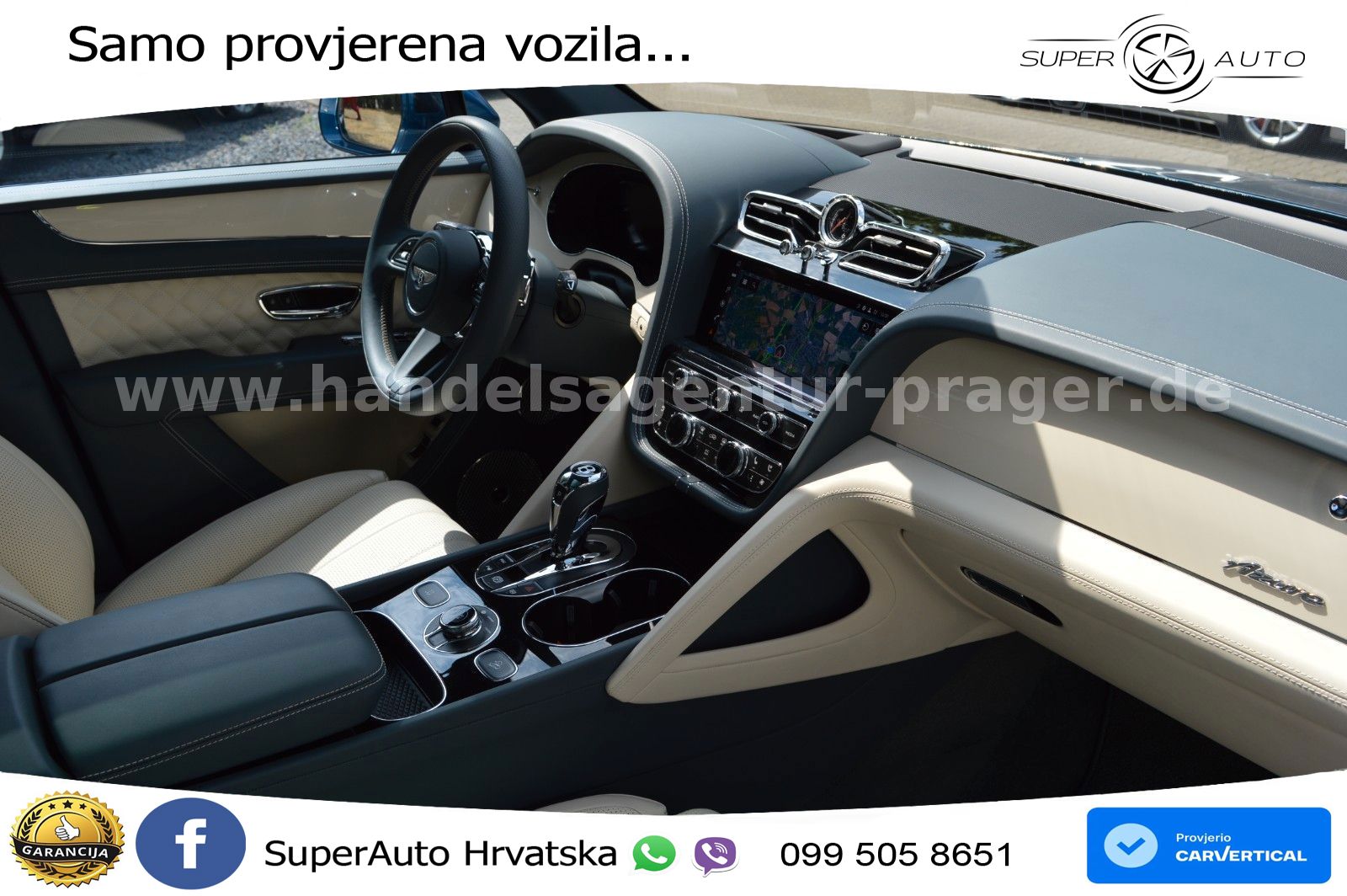 Bentley Bentayga 3.0 V6 TFSi (462 KS) AWD Automatic LED+GR SJED+ACC