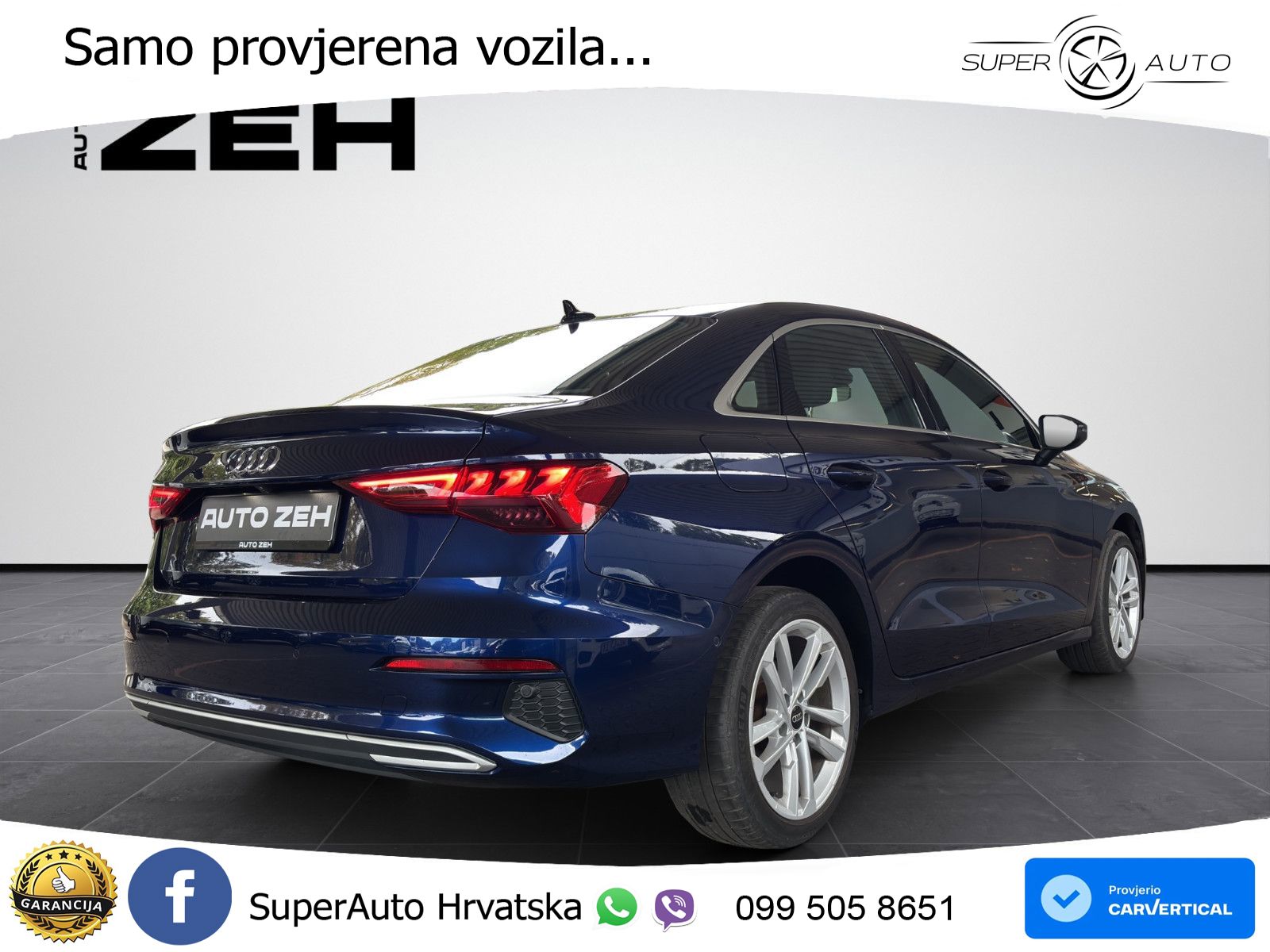Audi A3 Limuzina 35 TFSI (150 KS) S tronic advanced LED+GR SJED+ACC