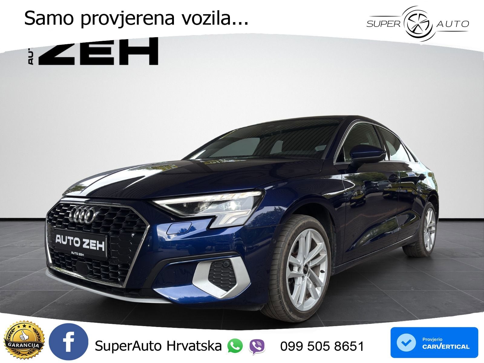 Audi A3 Limuzina 35 TFSI (150 KS) S tronic advanced LED+GR SJED+ACC