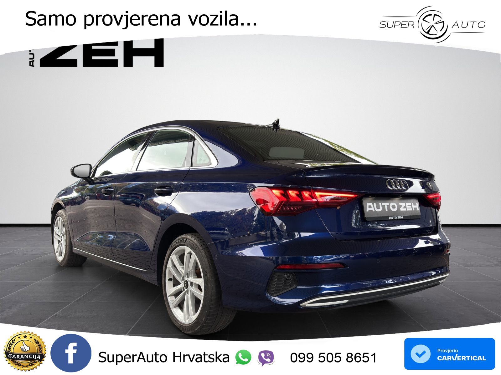 Audi A3 Limuzina 35 TFSI (150 KS) S tronic advanced LED+GR SJED+ACC