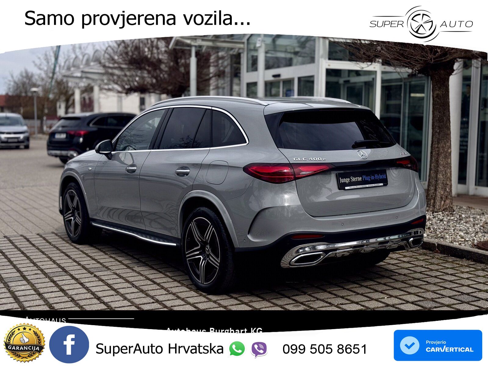 Mercedes GLC 400e (381 KS) 4MATIC 9G-TRONIC AMG ZRAČNI+ACC+GR SJED+KAM+PANO