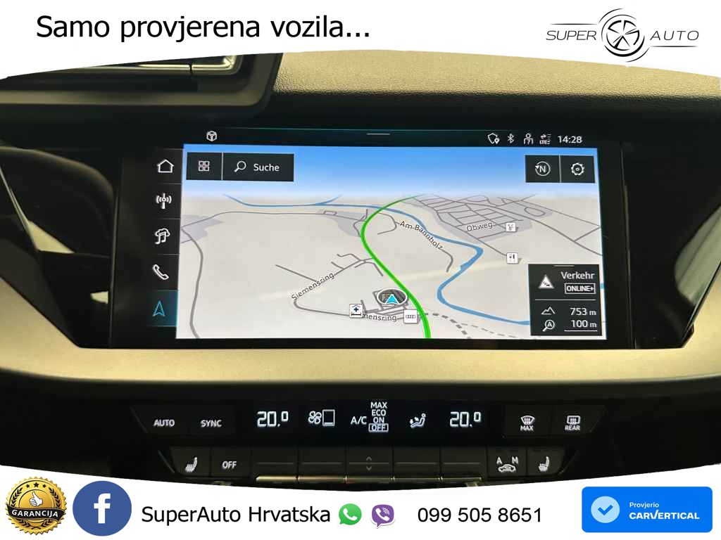Audi A3 35 TFSI (150 KS) S tronic advanced LED+GR SJED+ACC