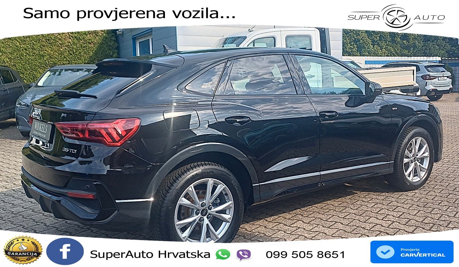 Audi Q3 Sportback 35 TDI (150 KS) S tronic S line LED+GR SJED+ACC