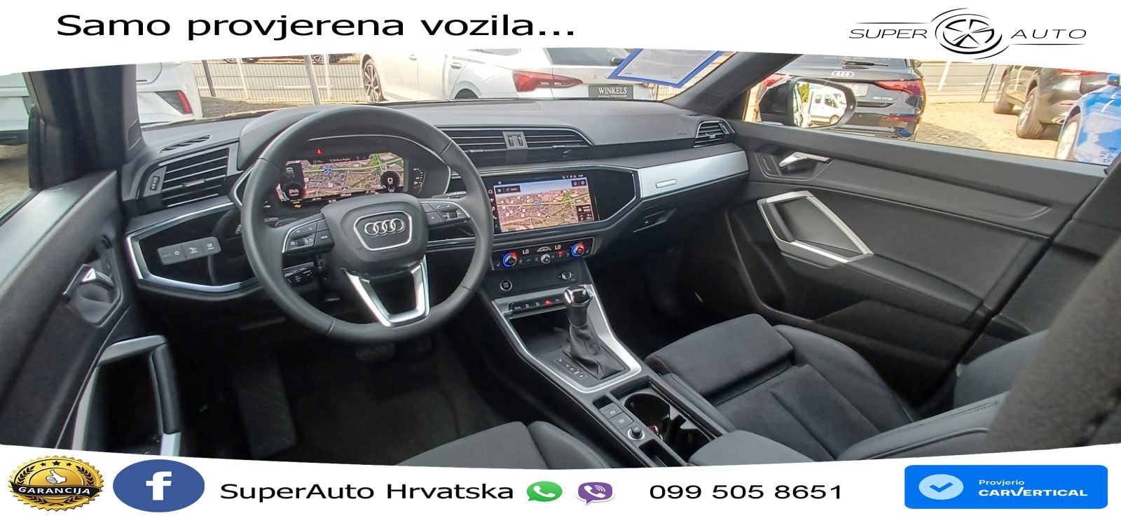 Audi Q3 Sportback 35 TDI (150 KS) S tronic S line LED+GR SJED+ACC