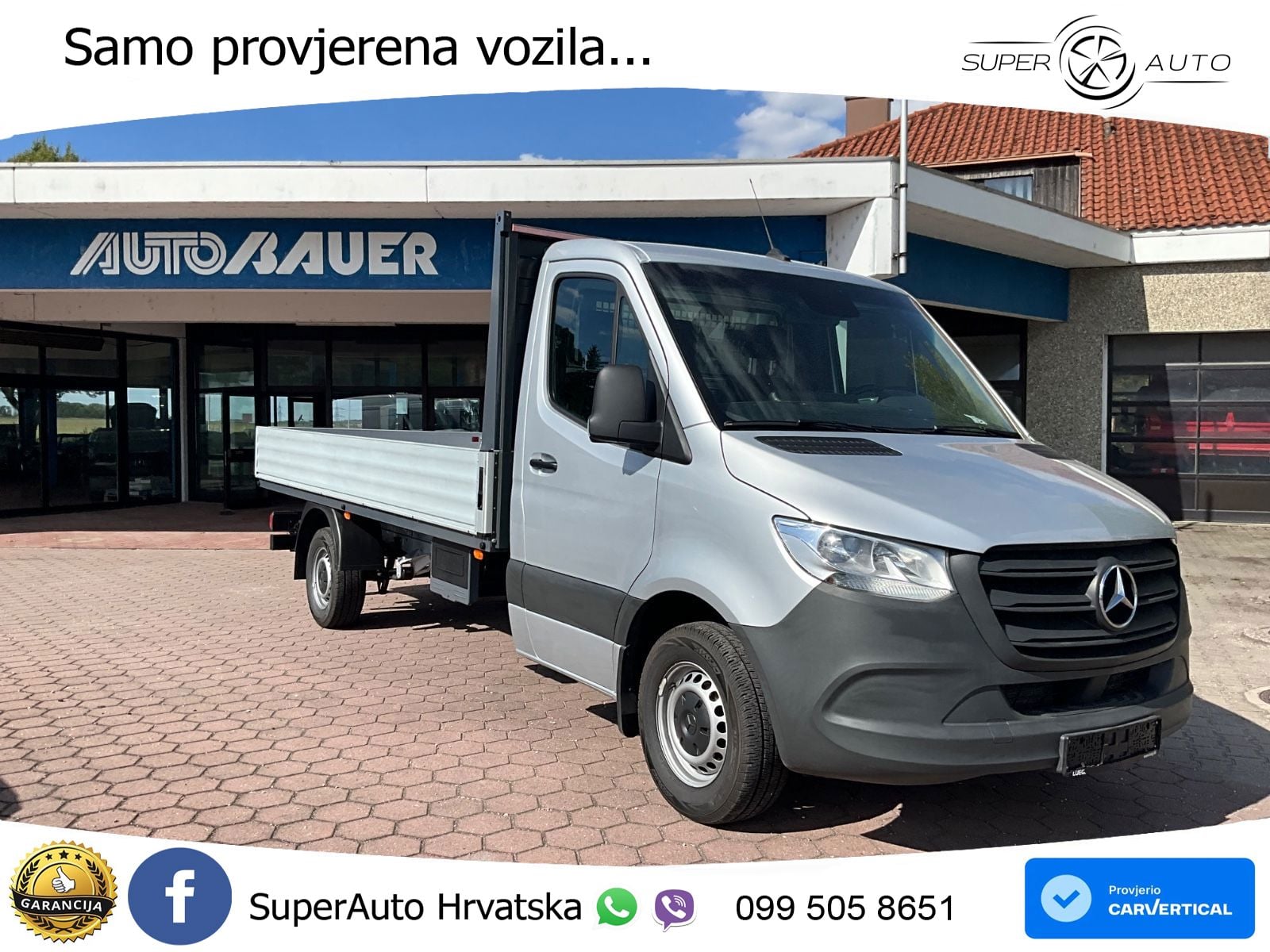 Mercedes-Benz 319 CDI Sprinter PRITSCHE MAXI/AHK 3,5t/AUTOMTIK 190 KS