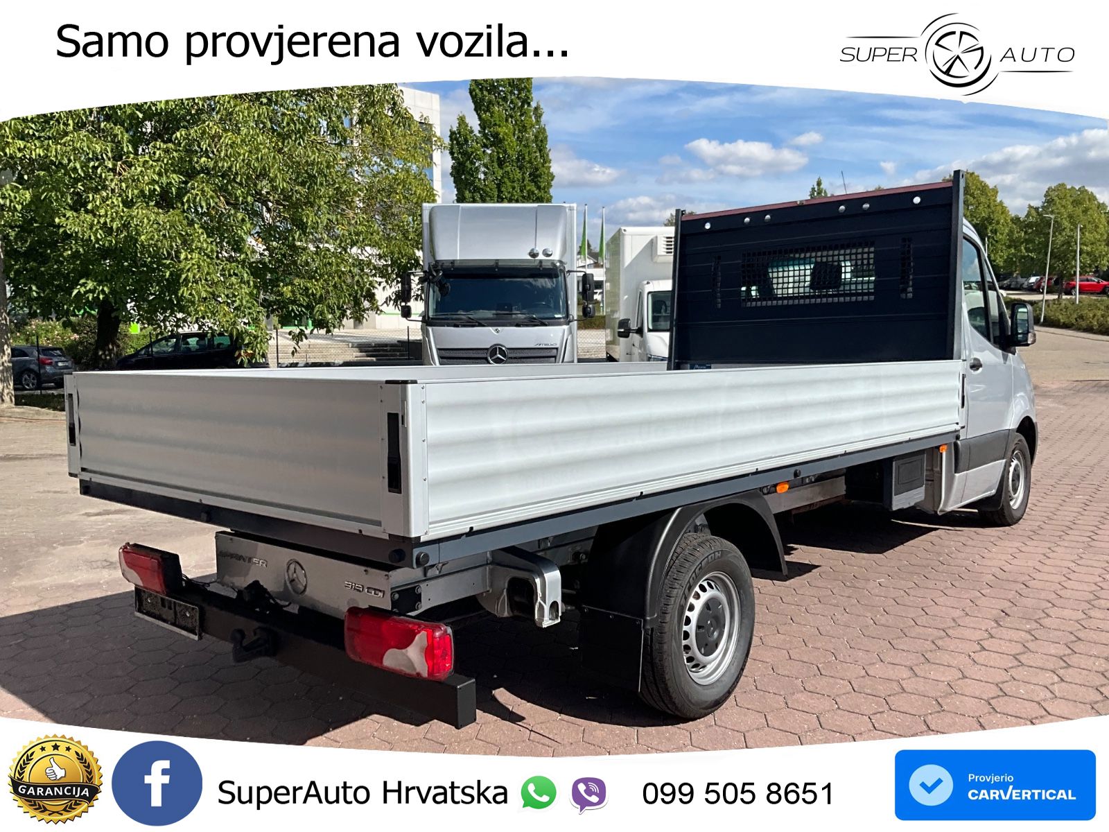 Mercedes-Benz 319 CDI Sprinter PRITSCHE MAXI/AHK 3,5t/AUTOMTIK 190 KS