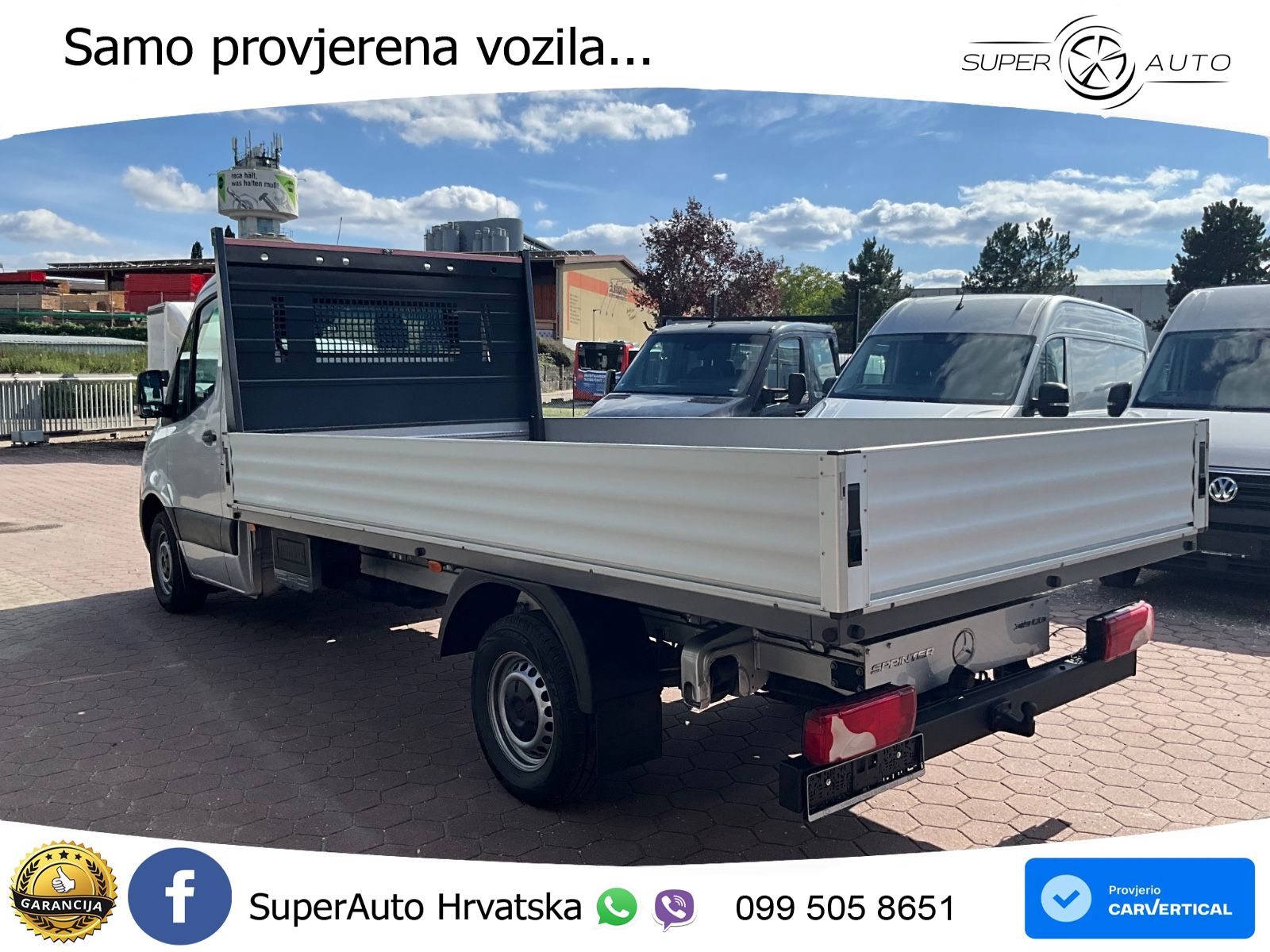 Mercedes-Benz 319 CDI Sprinter PRITSCHE MAXI/AHK 3,5t/AUTOMTIK 190 KS