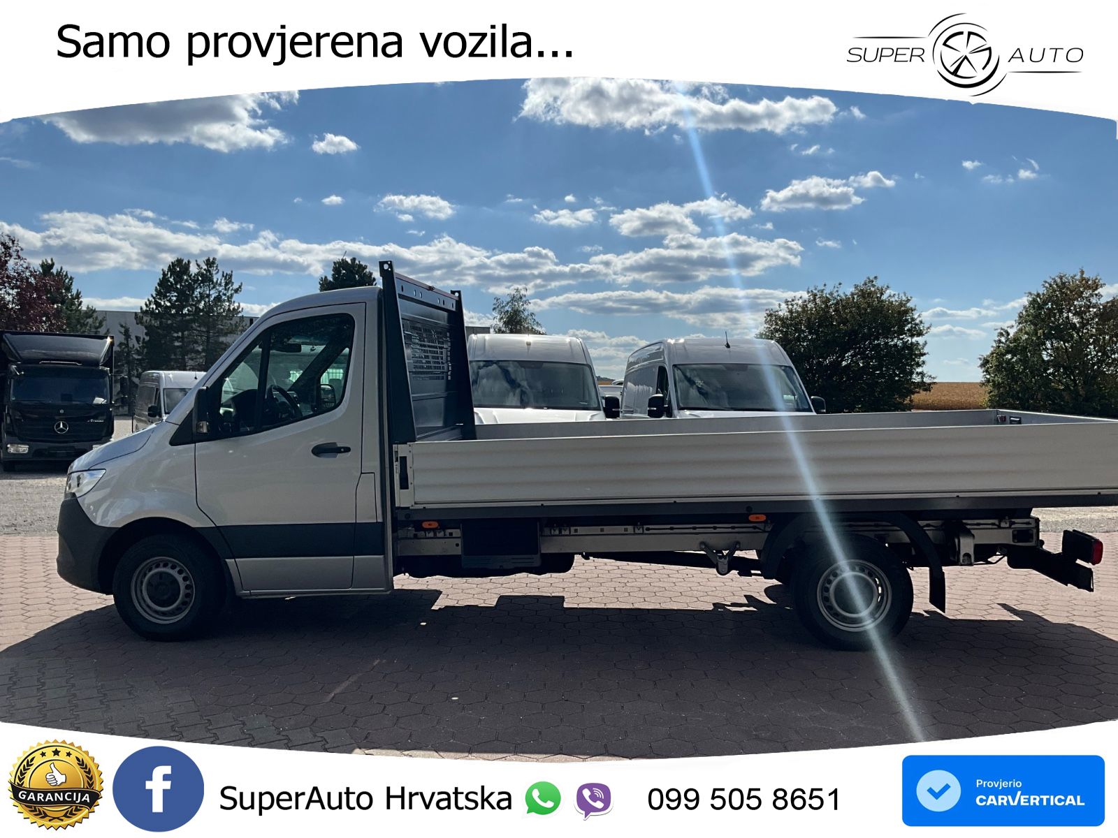 Mercedes-Benz 319 CDI Sprinter PRITSCHE MAXI/AHK 3,5t/AUTOMTIK 190 KS