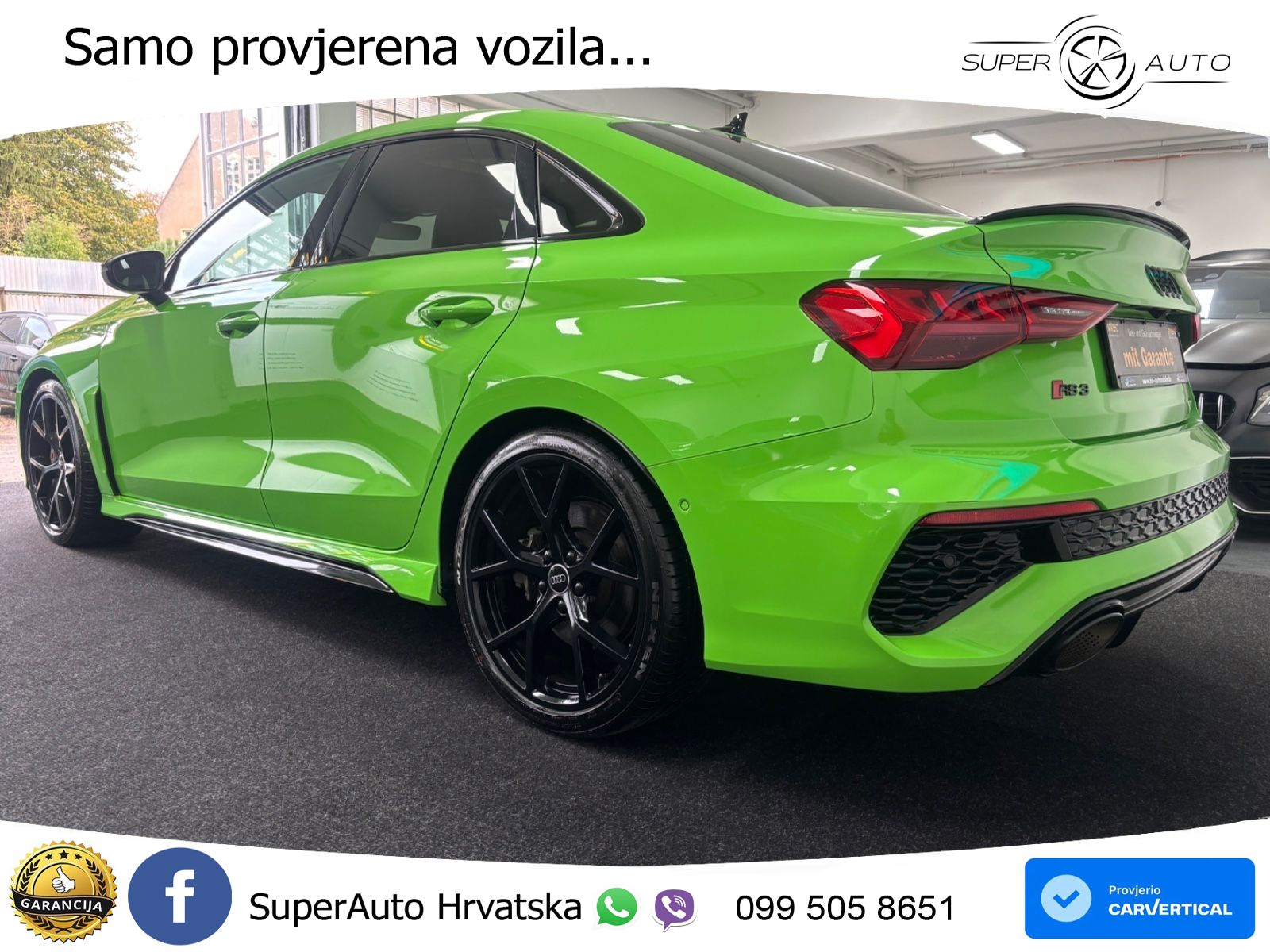 Audi RS3 Sedan 2.5 TFSI (400 KS) quattro S tronic LED+GR SJED+ACC