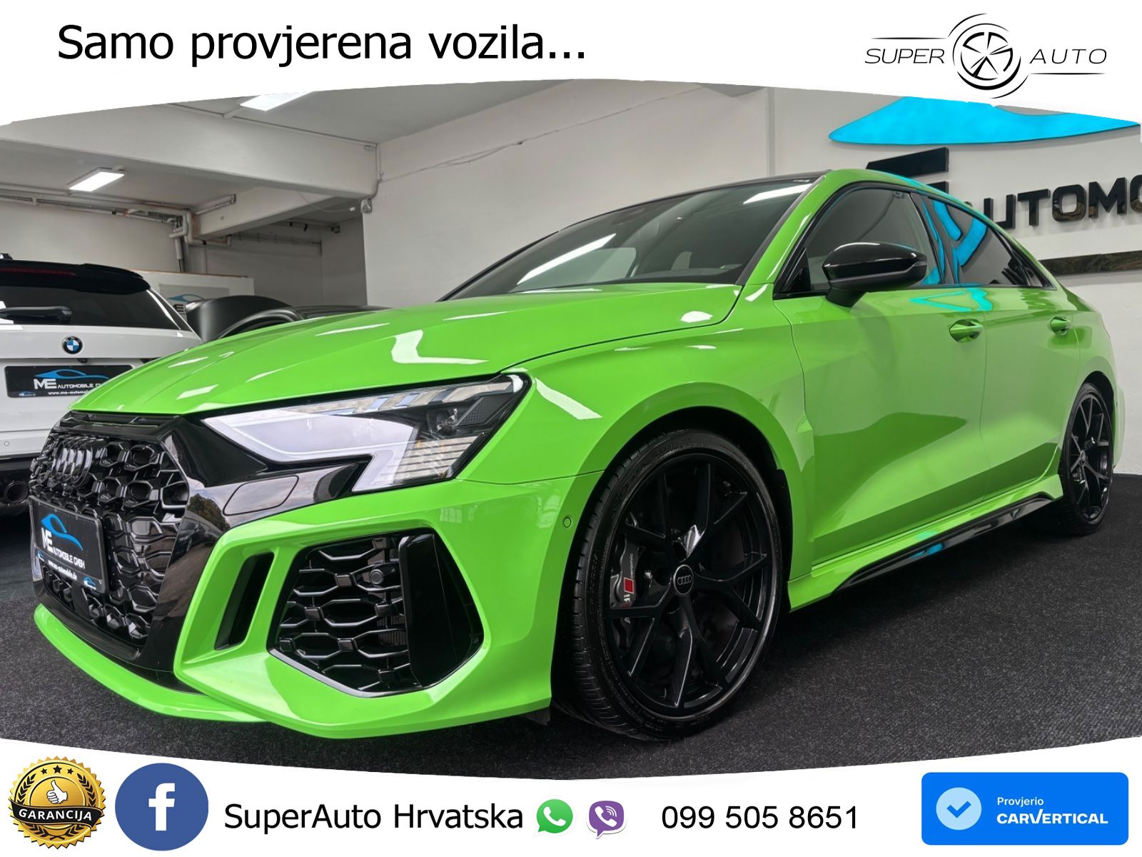 Audi RS3 Sedan 2.5 TFSI (400 KS) quattro S tronic LED+GR SJED+ACC