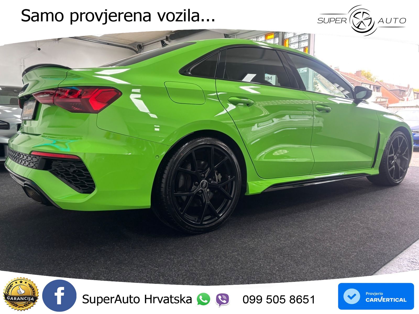 Audi RS3 Sedan 2.5 TFSI (400 KS) quattro S tronic LED+GR SJED+ACC