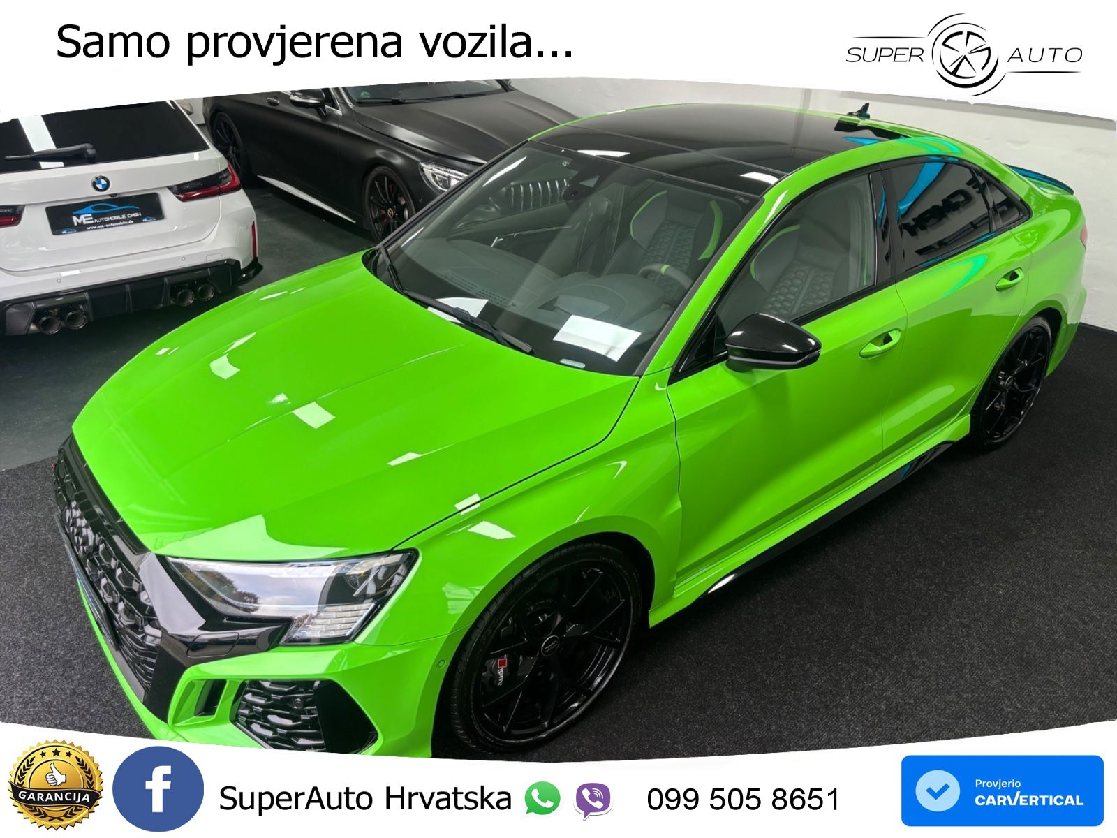 Audi RS3 Sedan 2.5 TFSI (400 KS) quattro S tronic LED+GR SJED+ACC