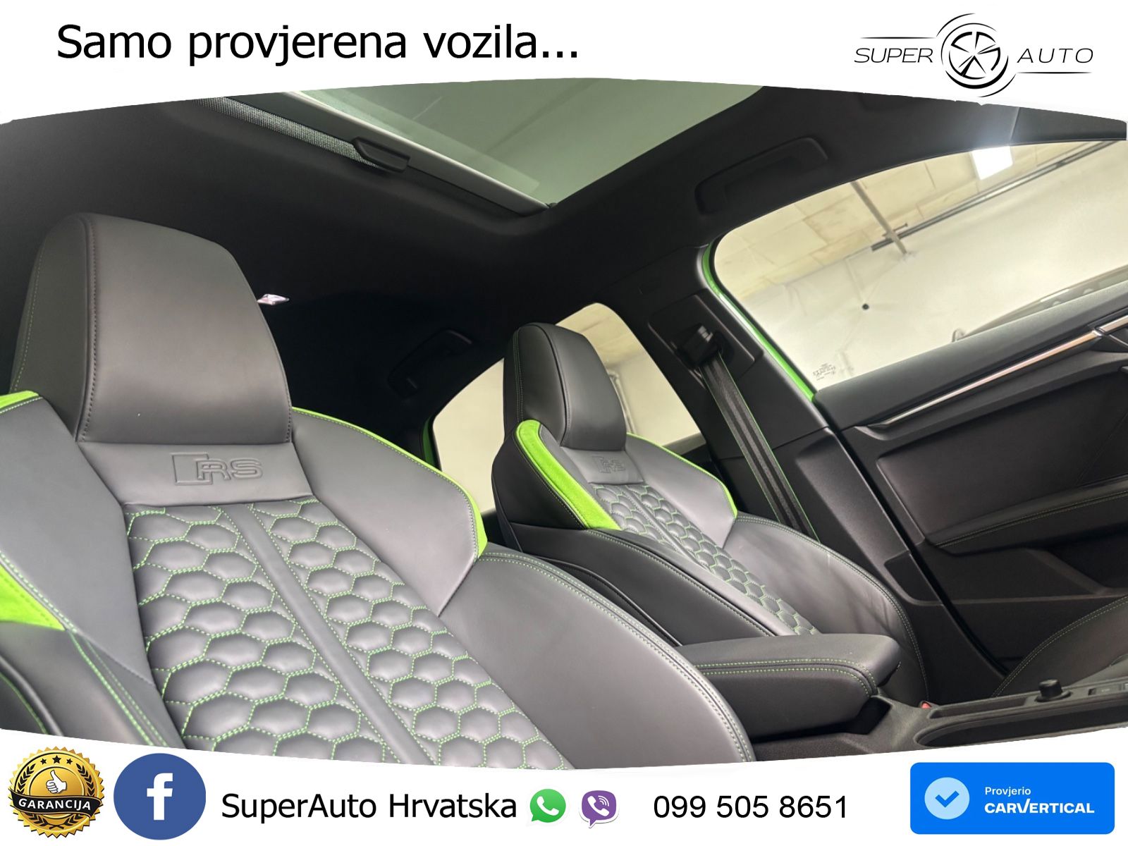 Audi RS3 Sedan 2.5 TFSI (400 KS) quattro S tronic LED+GR SJED+ACC