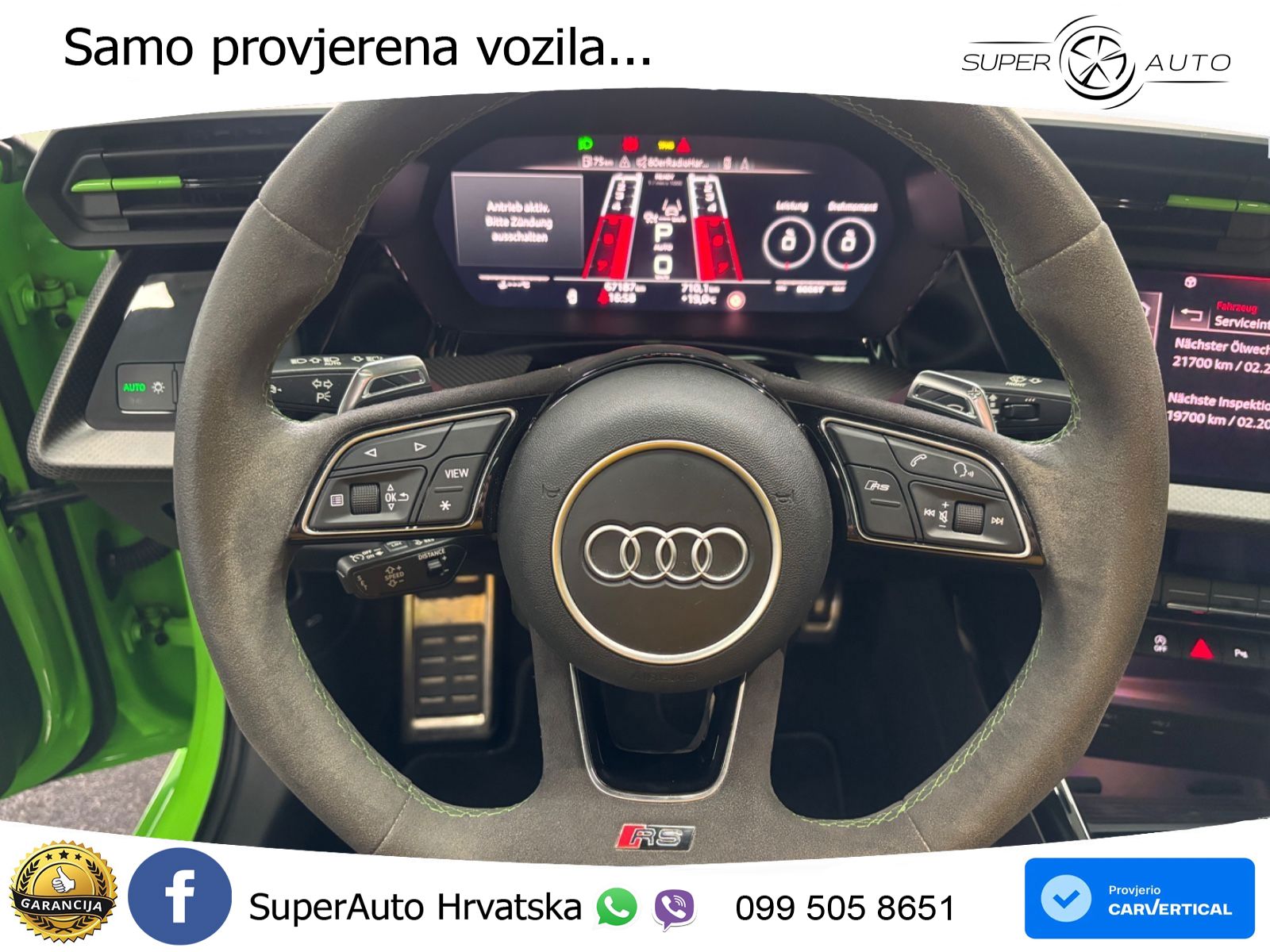 Audi RS3 Sedan 2.5 TFSI (400 KS) quattro S tronic LED+GR SJED+ACC