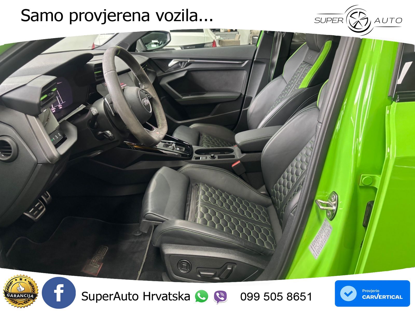 Audi RS3 Sedan 2.5 TFSI (400 KS) quattro S tronic LED+GR SJED+ACC